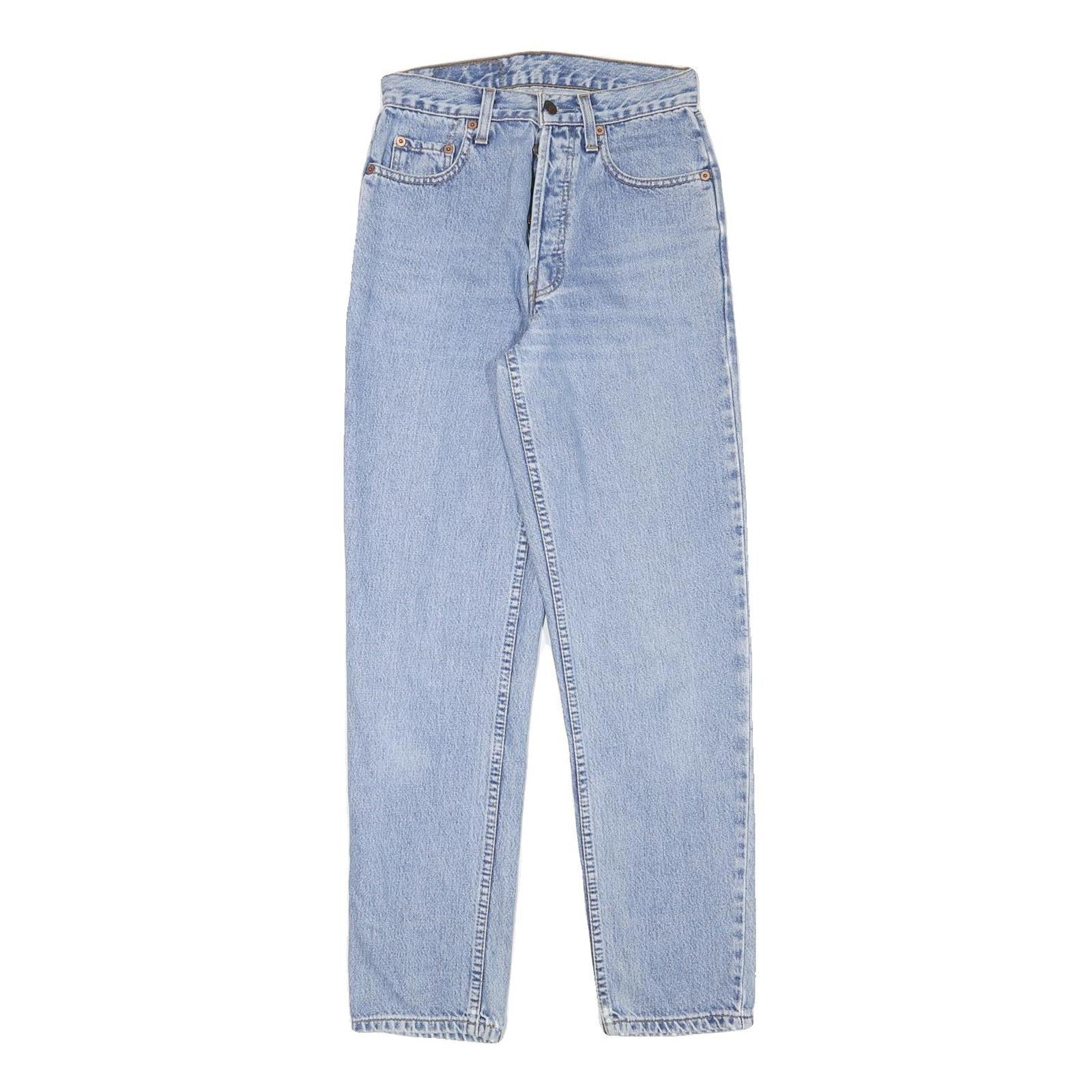 LEVI'S Womens Jeans Blue Relaxed Straight Denim Light W25 L29 Classic Casual Refurbished - N/A refurbished available on Cerqular