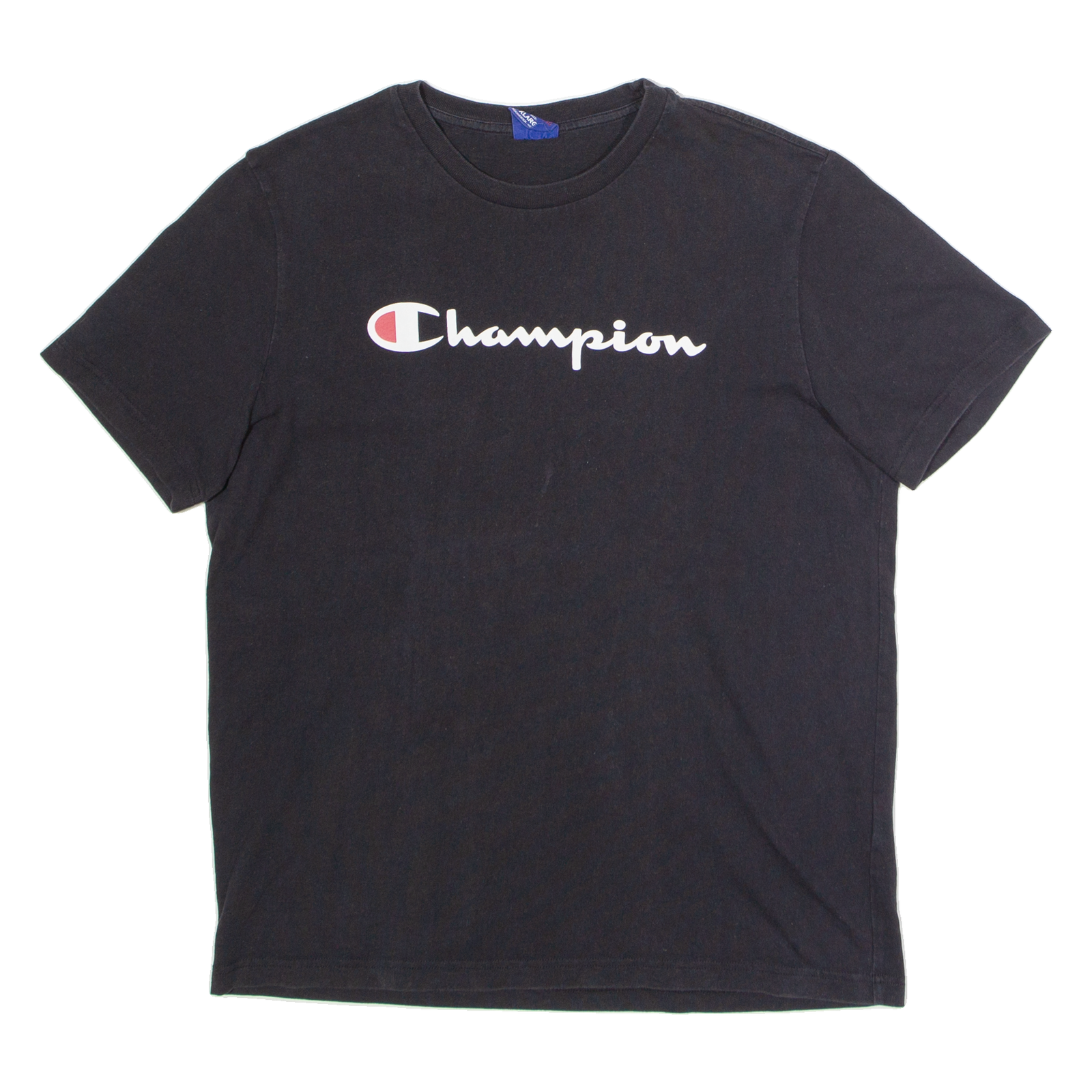 CHAMPION Mens T-Shirt Black Crew Neck XL Refurbished - N/A refurbished available on Cerqular