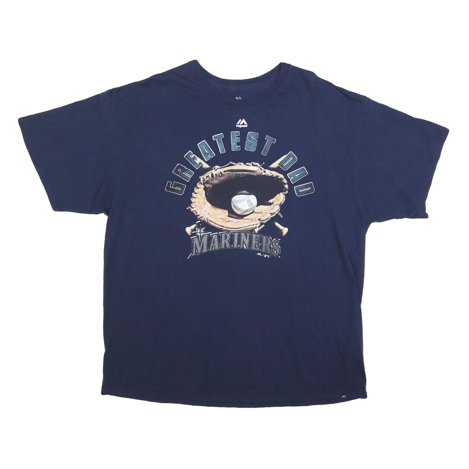 Buy MAJESTIC Mens Navy Blue Mariners Graphic T-Shirt 2XL Short Sleeve Crew Neck Refurbished - $19.49 MAJESTIC Mens Navy Blue Mariners Graphic T-Shirt 2XL Short Sleeve Crew Neck Refurbished - N/A refurbished available on Cerqular