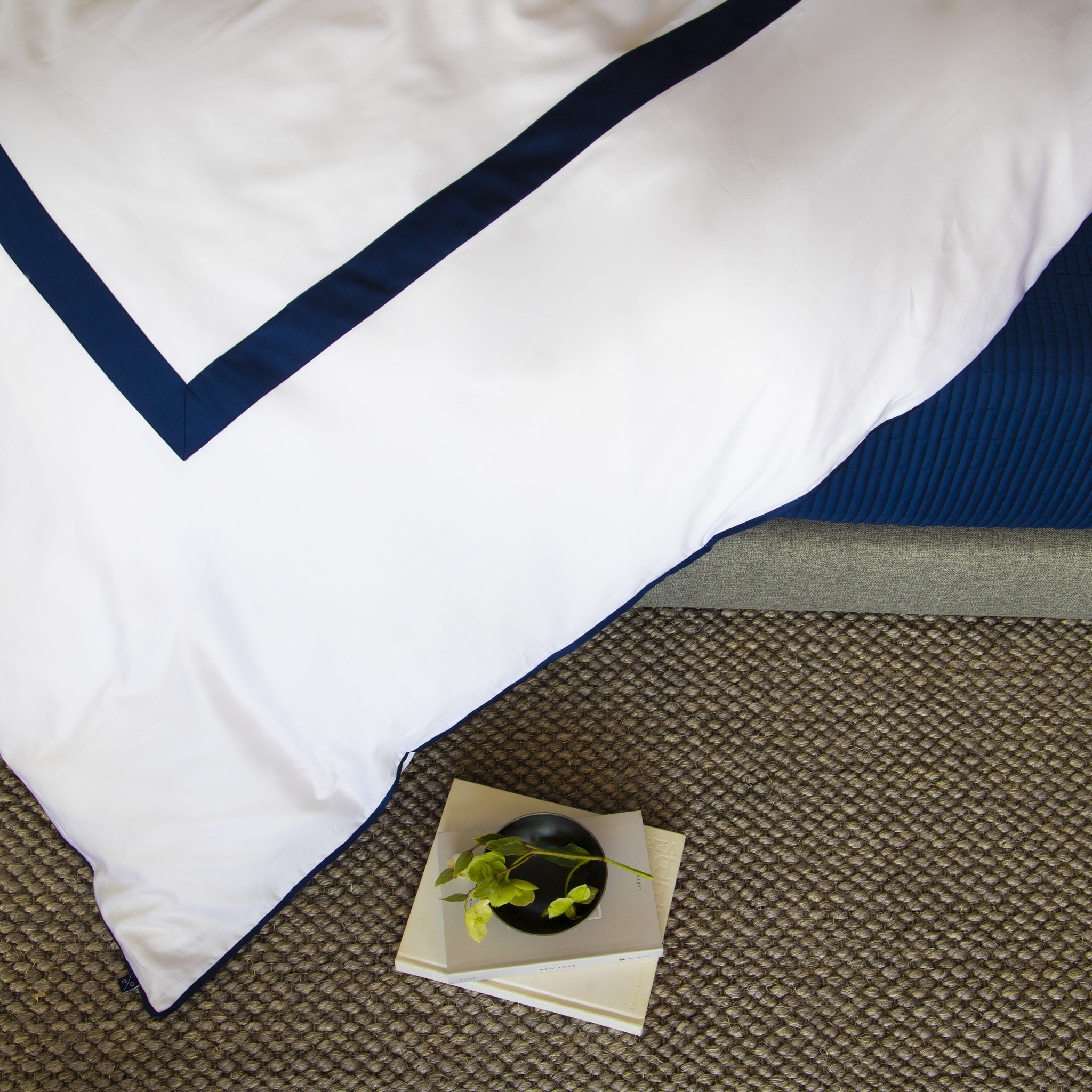 Buy Duvet Cover | Size: Full/Queen | Color: Marine | Touch: Sateen Refurbished - $280.00 Duvet Cover | Size: Full/Queen | Color: Marine | Touch: Sateen Refurbished - N/A refurbished available on Cerqular