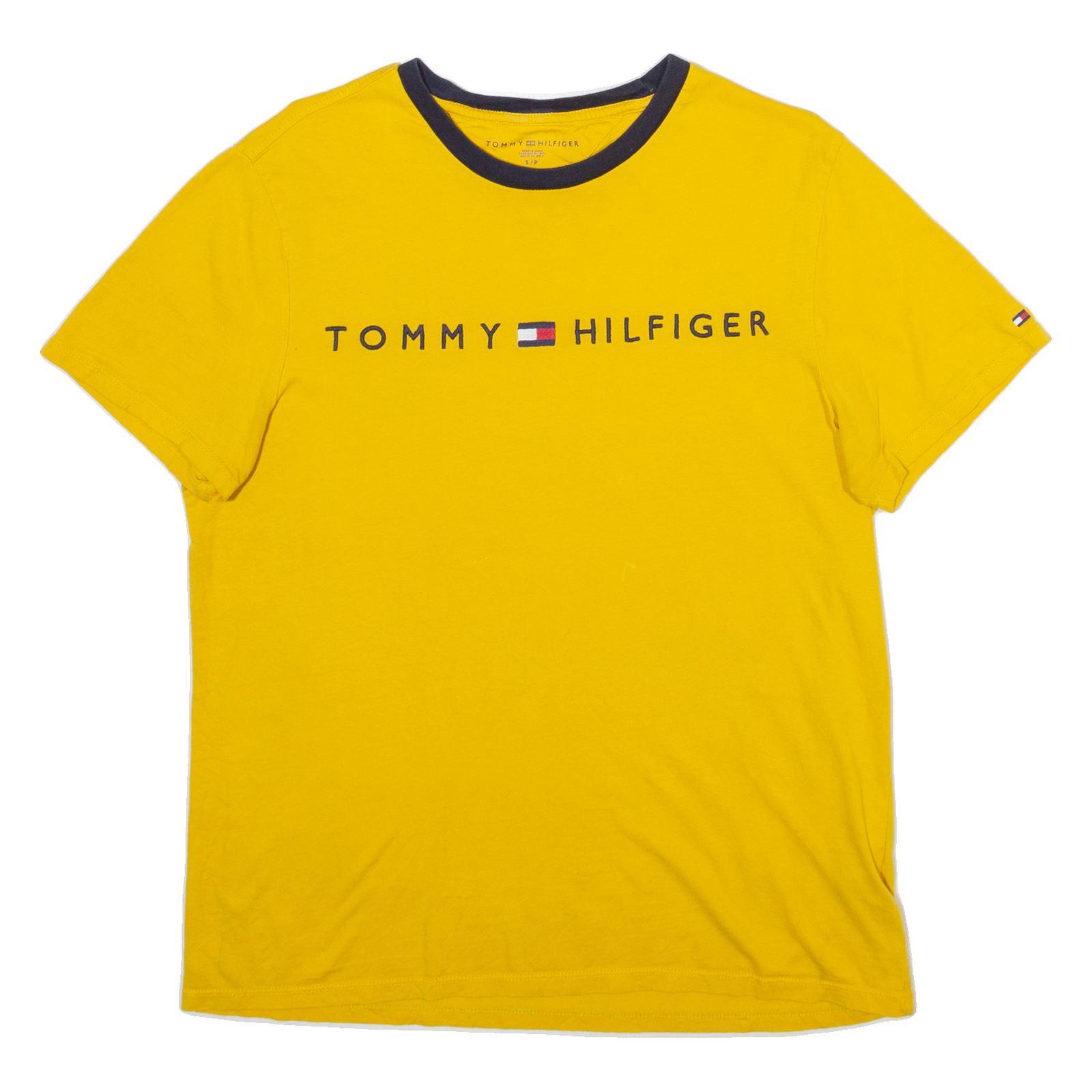 TOMMY HILFIGER Mens T-Shirt Yellow S Refurbished - N/A refurbished available on Cerqular