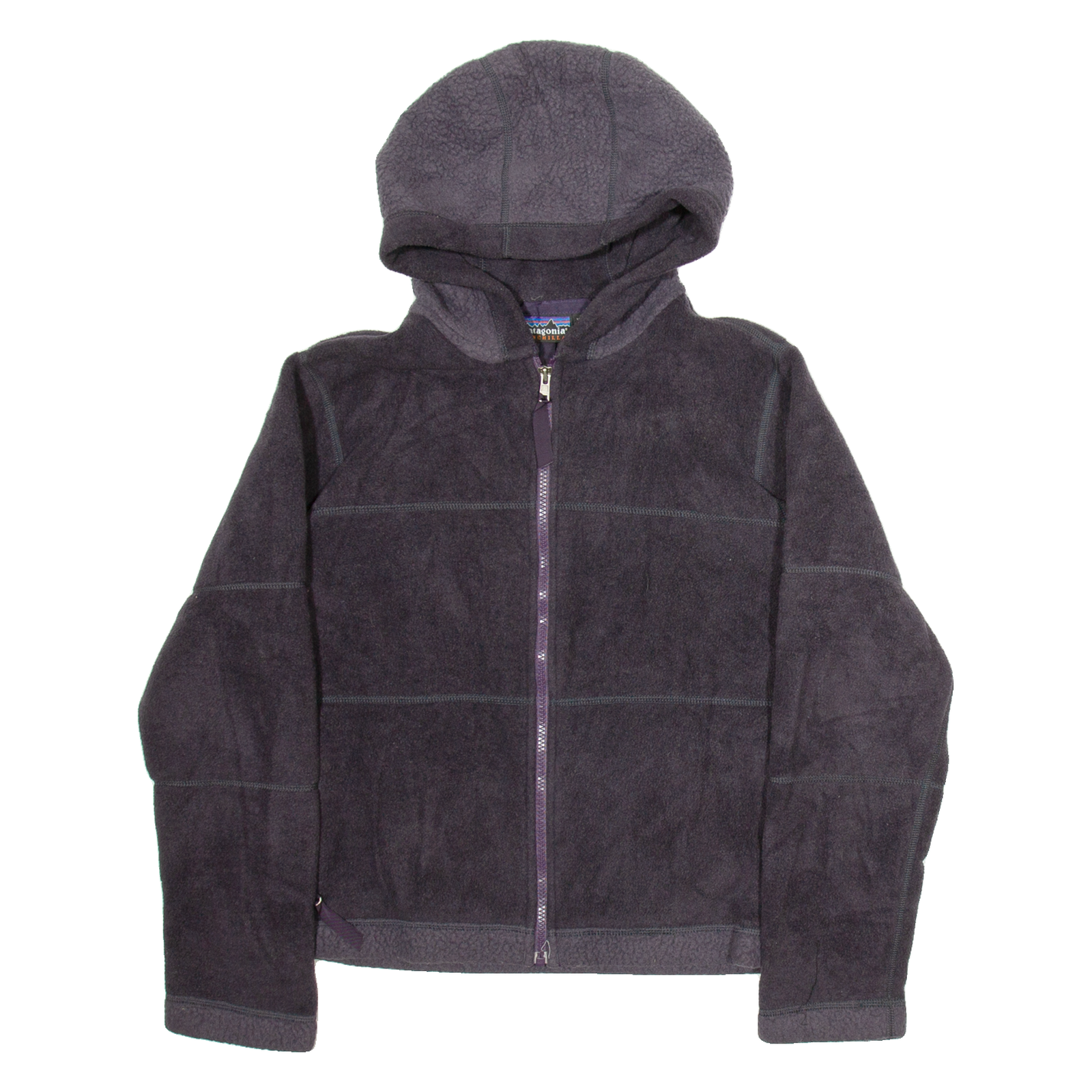 PATAGONIA Womens Fleece Jacket Purple Hooded M Refurbished - N/A refurbished available on Cerqular