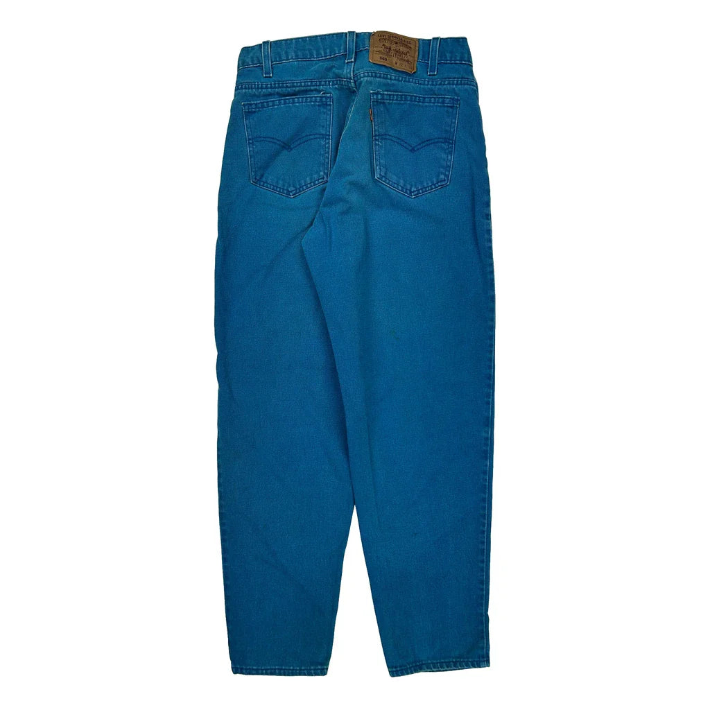 Levis Jeans - 32W 32L Blue Cotton Refurbished - Thrifted (note: this is a term often used to describe second- refurbished available on Cerqular