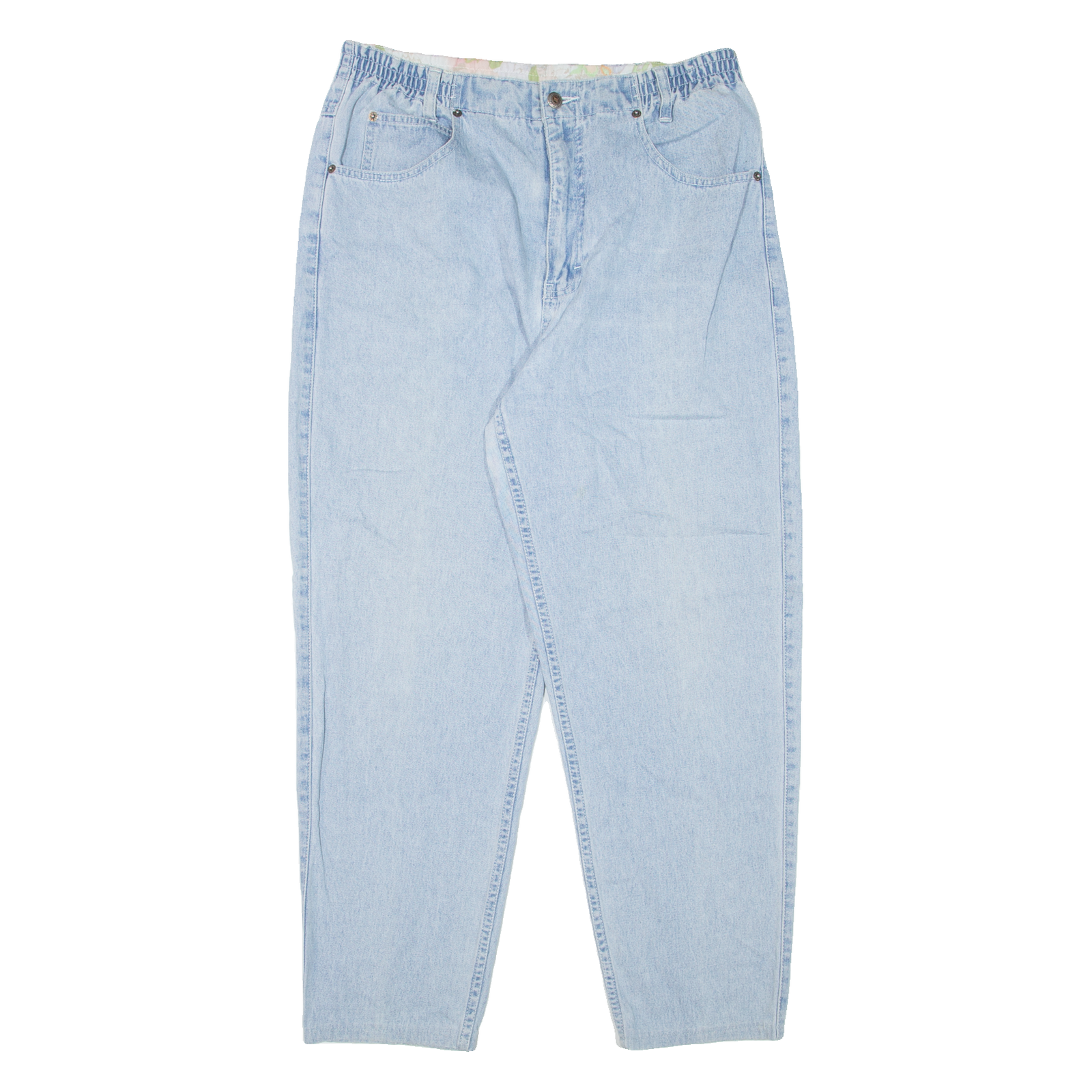 TEDDY'S Womens Jeans Blue Regular Mom 90s W31 L28 Refurbished - N/A refurbished available on Cerqular