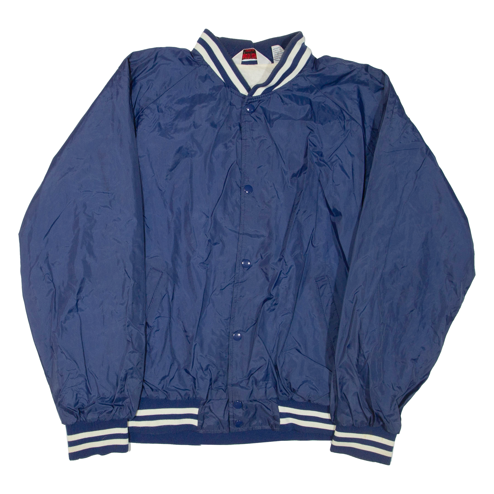 Mens Bomber Jacket Blue Nylon XL Refurbished - N/A refurbished available on Cerqular