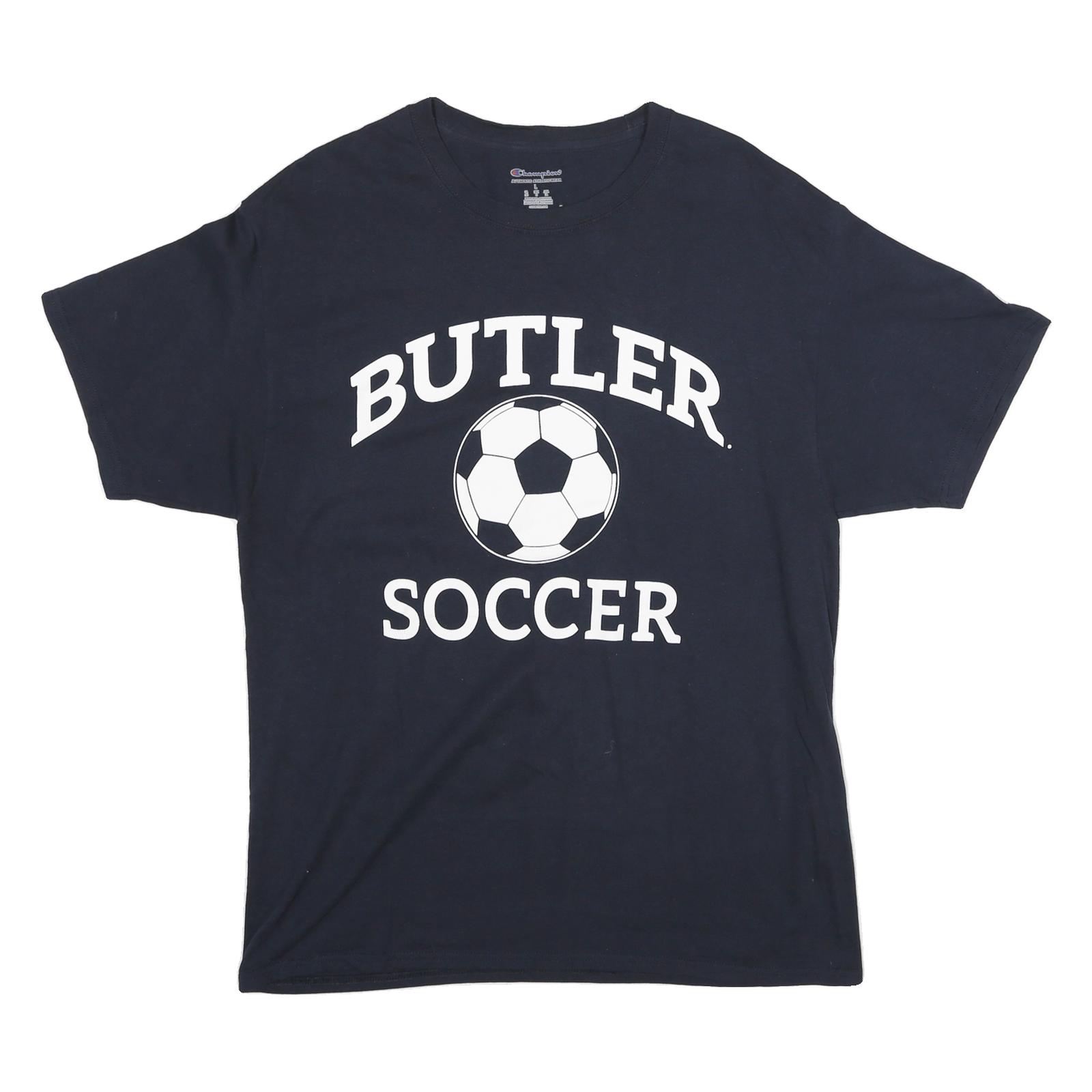 Buy CHAMPION Mens Navy Blue Butler Soccer Graphic T-Shirt L Short Sleeve Crew Neck Refurbished - $16.89 CHAMPION Mens Navy Blue Butler Soccer Graphic T-Shirt L Short Sleeve Crew Neck Refurbished - N/A refurbished available on Cerqular