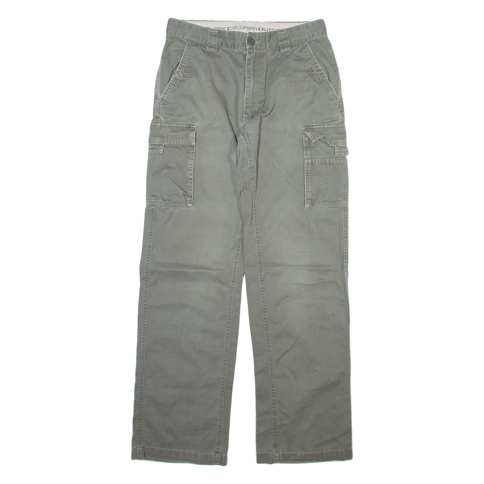 COLUMBIA Mens Trousers Grey Relaxed Straight W30 L30 Refurbished - N/A refurbished available on Cerqular