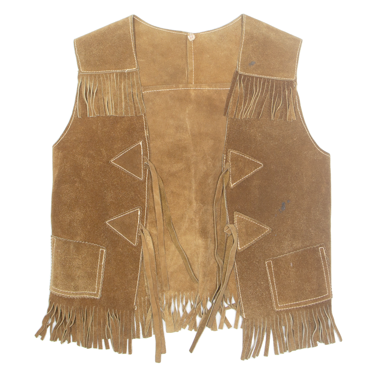 Mens Gilet Brown Leather S Refurbished - N/A refurbished available on Cerqular