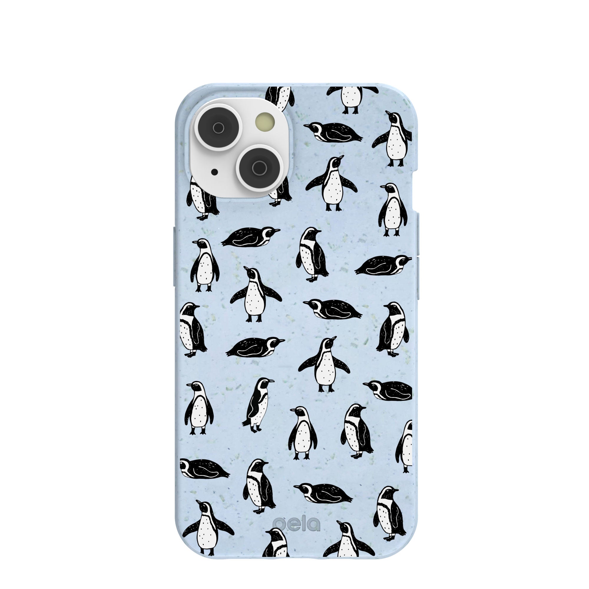 Powder Blue Waddles iPhone 14/16e Case Refurbished - Pela Case refurbished available on Cerqular