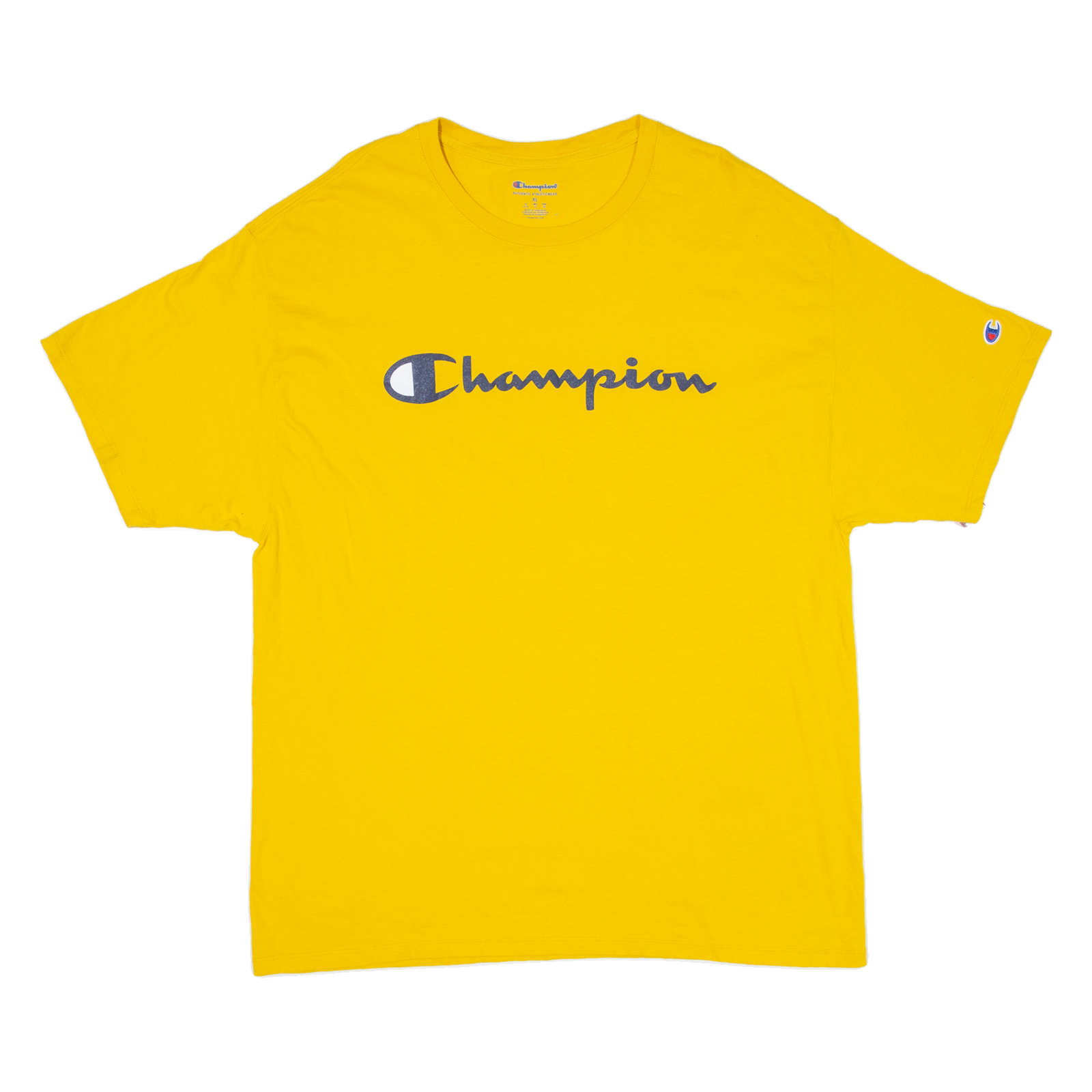 Buy CHAMPION Mens T-Shirt Yellow XL Refurbished - $18.19 CHAMPION Mens T-Shirt Yellow XL Refurbished - N/A refurbished available on Cerqular