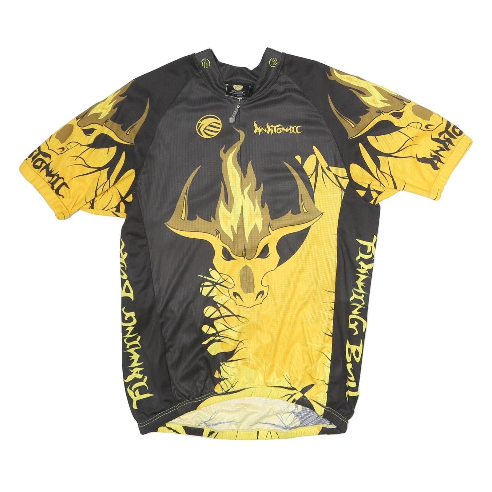 ANATOMIC Mens Black & Yellow Graphic T-Shirt 2XL Short Sleeve Crew Neck Refurbished - N/A refurbished available on Cerqular
