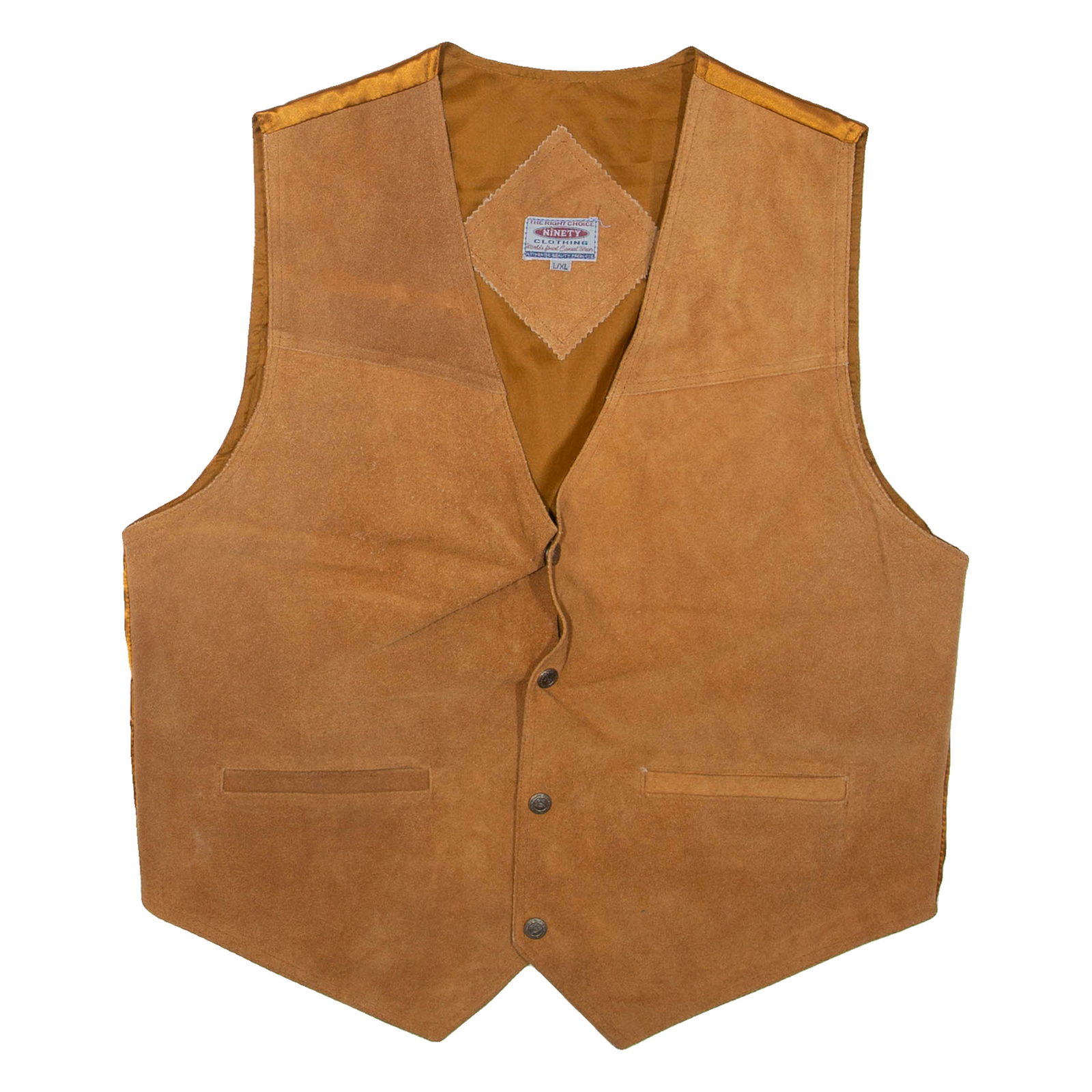 Mens Waistcoat Brown L Refurbished - N/A refurbished available on Cerqular