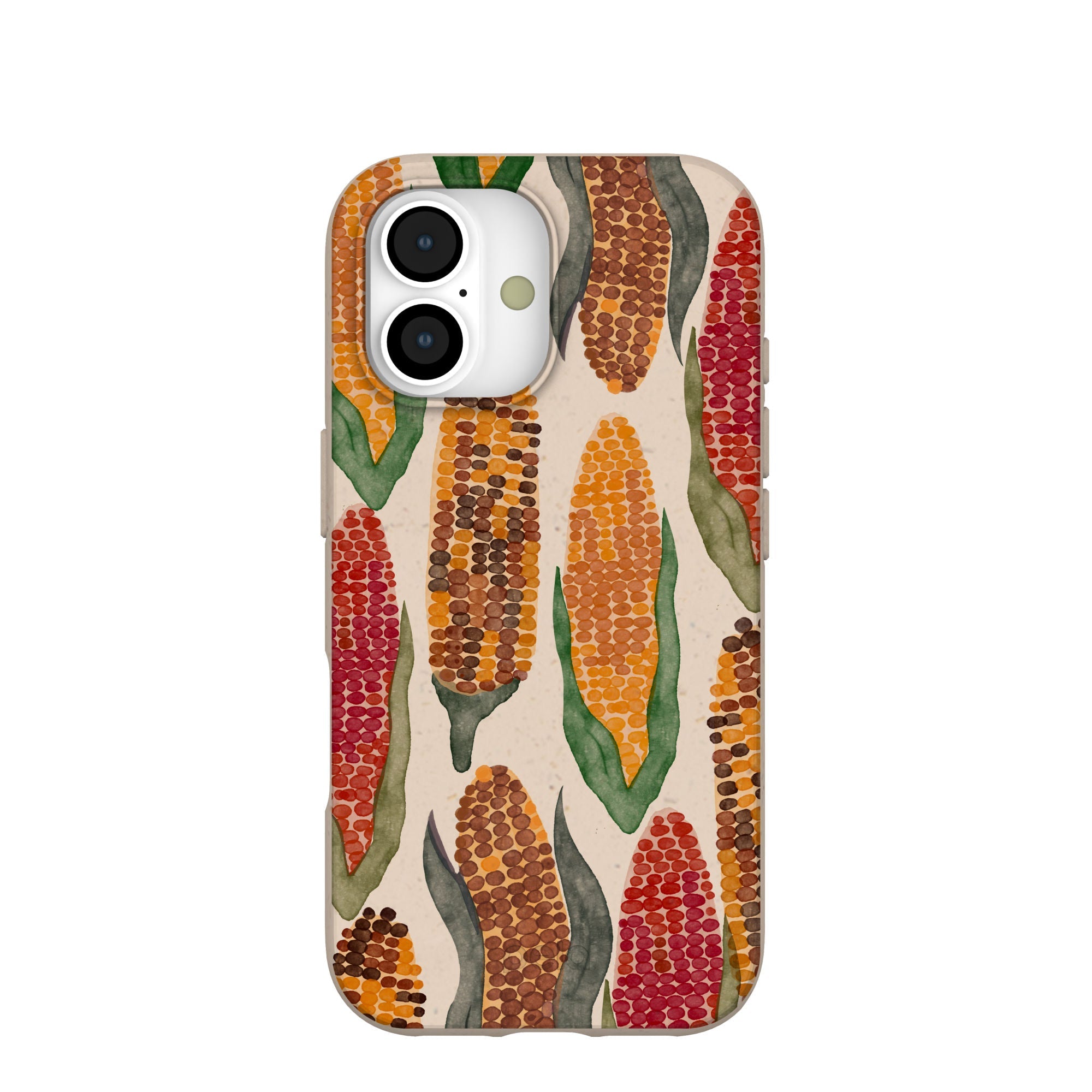 Seashell Cornfield iPhone 17 Case | MagSafe Compatibility: Without MagSafe Refurbished - Pela Case refurbished available on Cerqular
