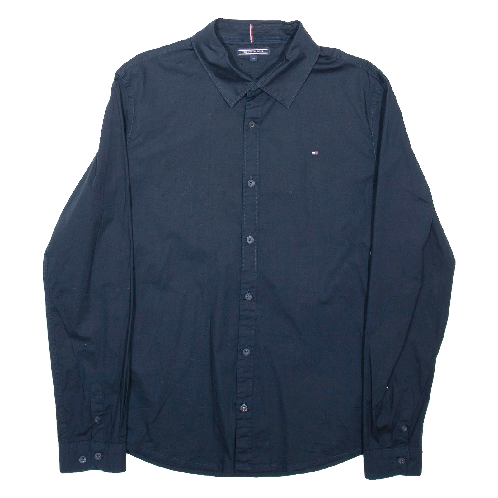 TOMMY HILFIGER Mens Formal Shirt Blue Long Sleeve S Refurbished - N/A refurbished available on Cerqular