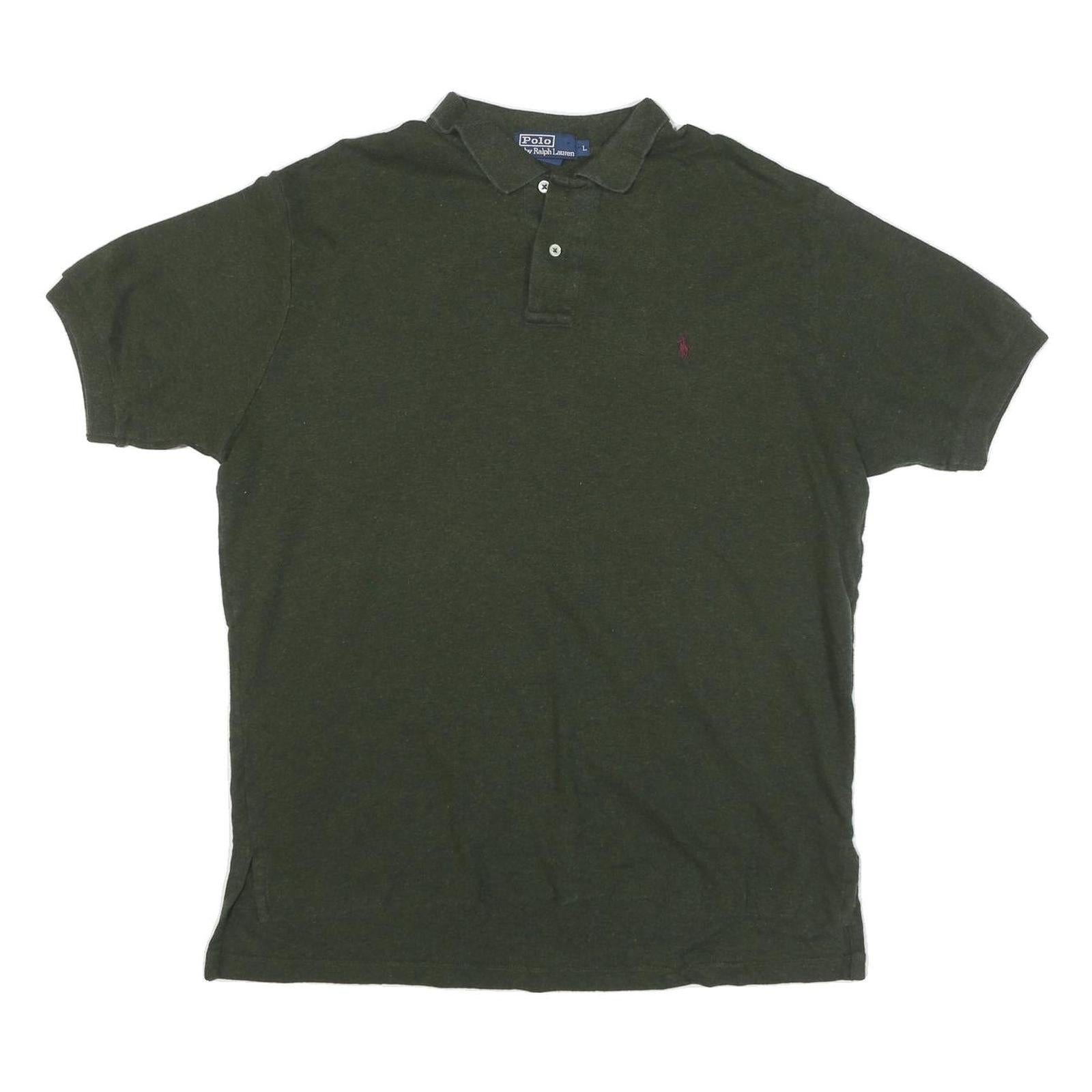Buy POLO RALPH LAUREN Mens Green Short Sleeve Plain L Cotton Blend Polo Shirt Refurbished - $35.09 POLO RALPH LAUREN Mens Green Short Sleeve Plain L Cotton Blend Polo Shirt Refurbished - N/A refurbished available on Cerqular