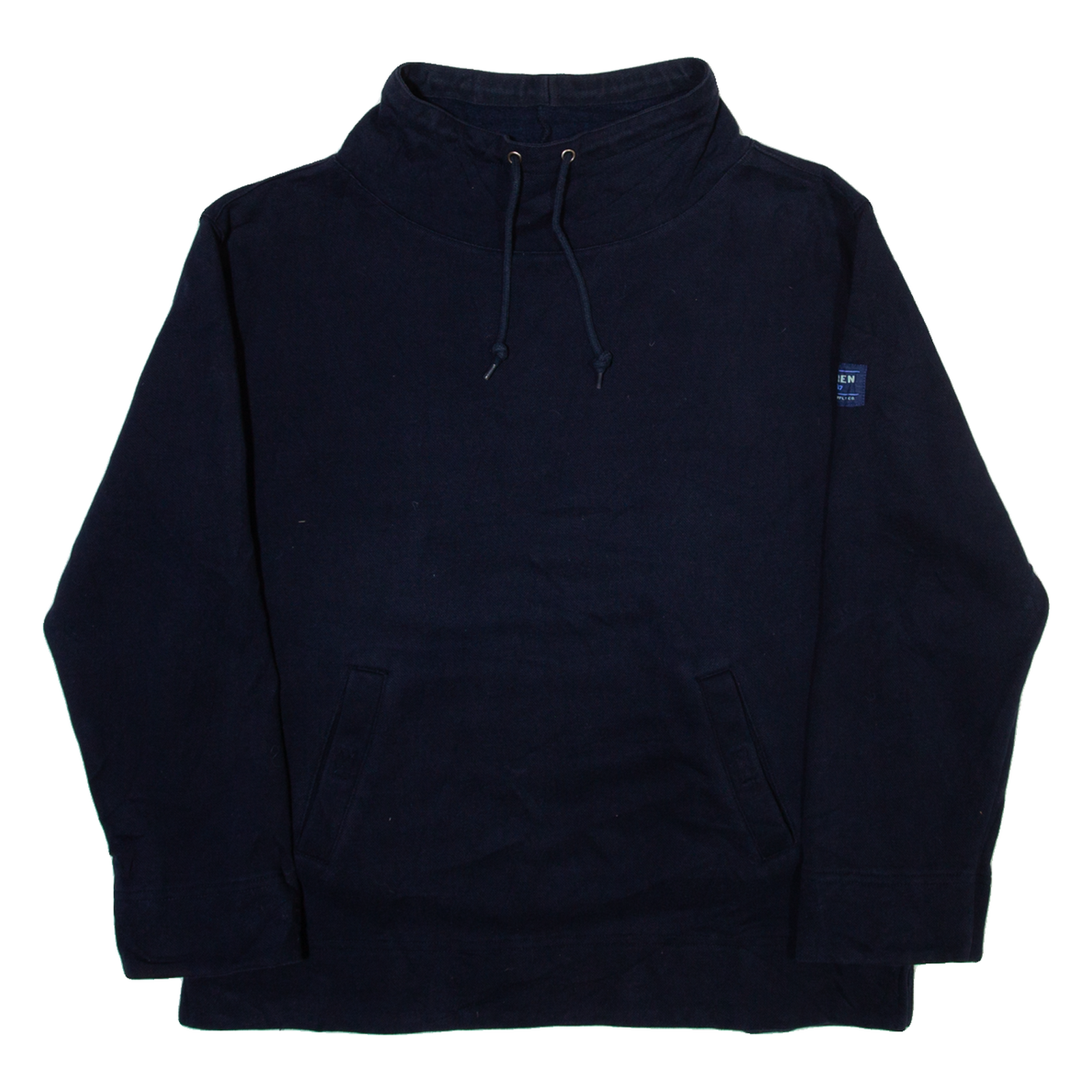 LAUREN RALPH LAUREN Womens Sweatshirt Blue High Neck L Refurbished - N/A refurbished available on Cerqular