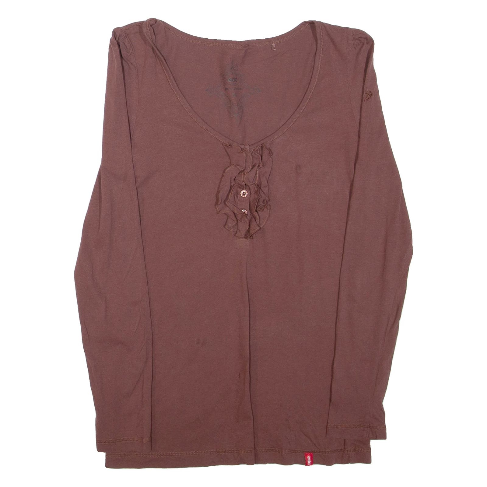 Buy EDC Womens Top Brown Long Sleeve M Refurbished - $16.89 EDC Womens Top Brown Long Sleeve M Refurbished - N/A refurbished available on Cerqular