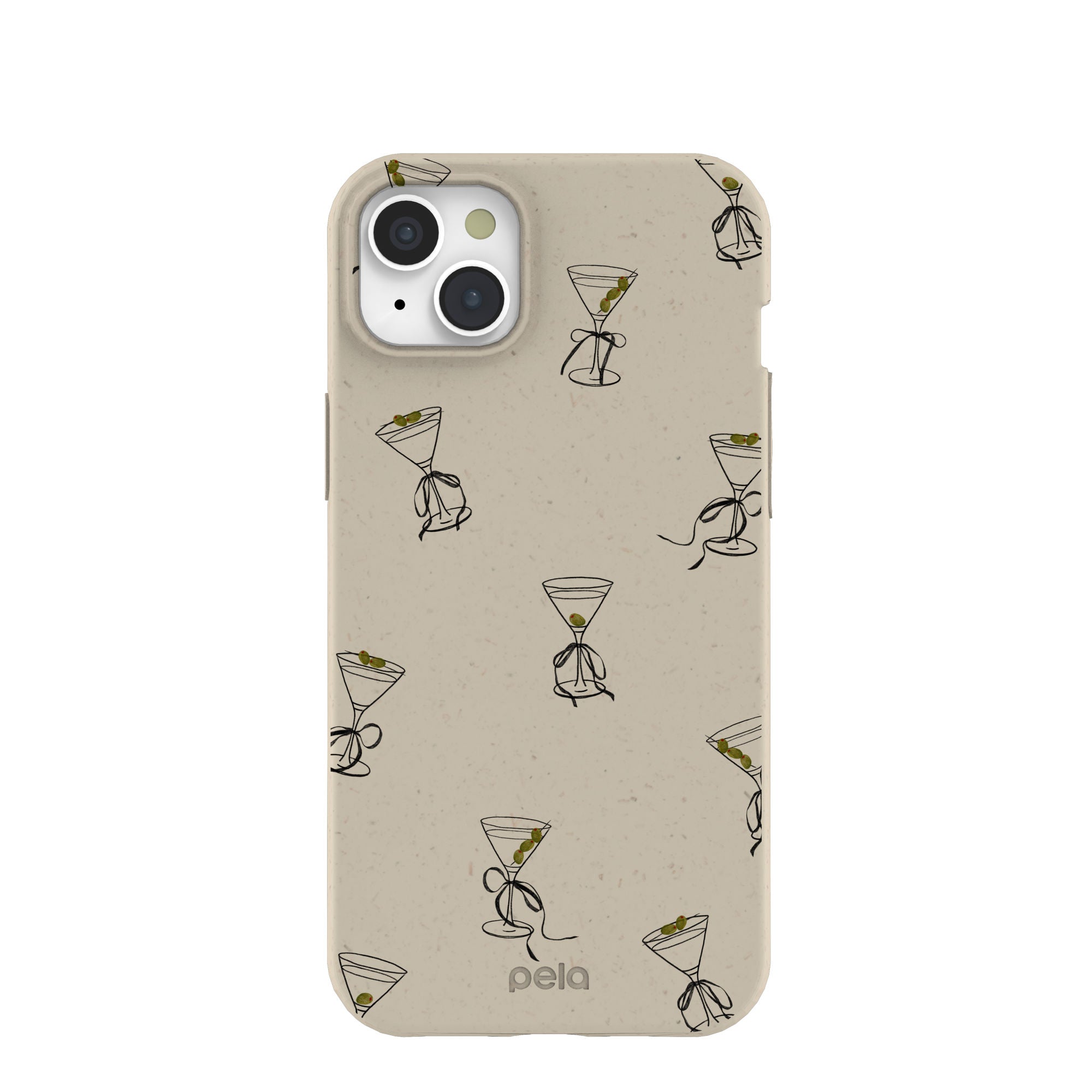 London Fog Martini Me iPhone 15 Plus Case Refurbished - Pela Case refurbished available on Cerqular