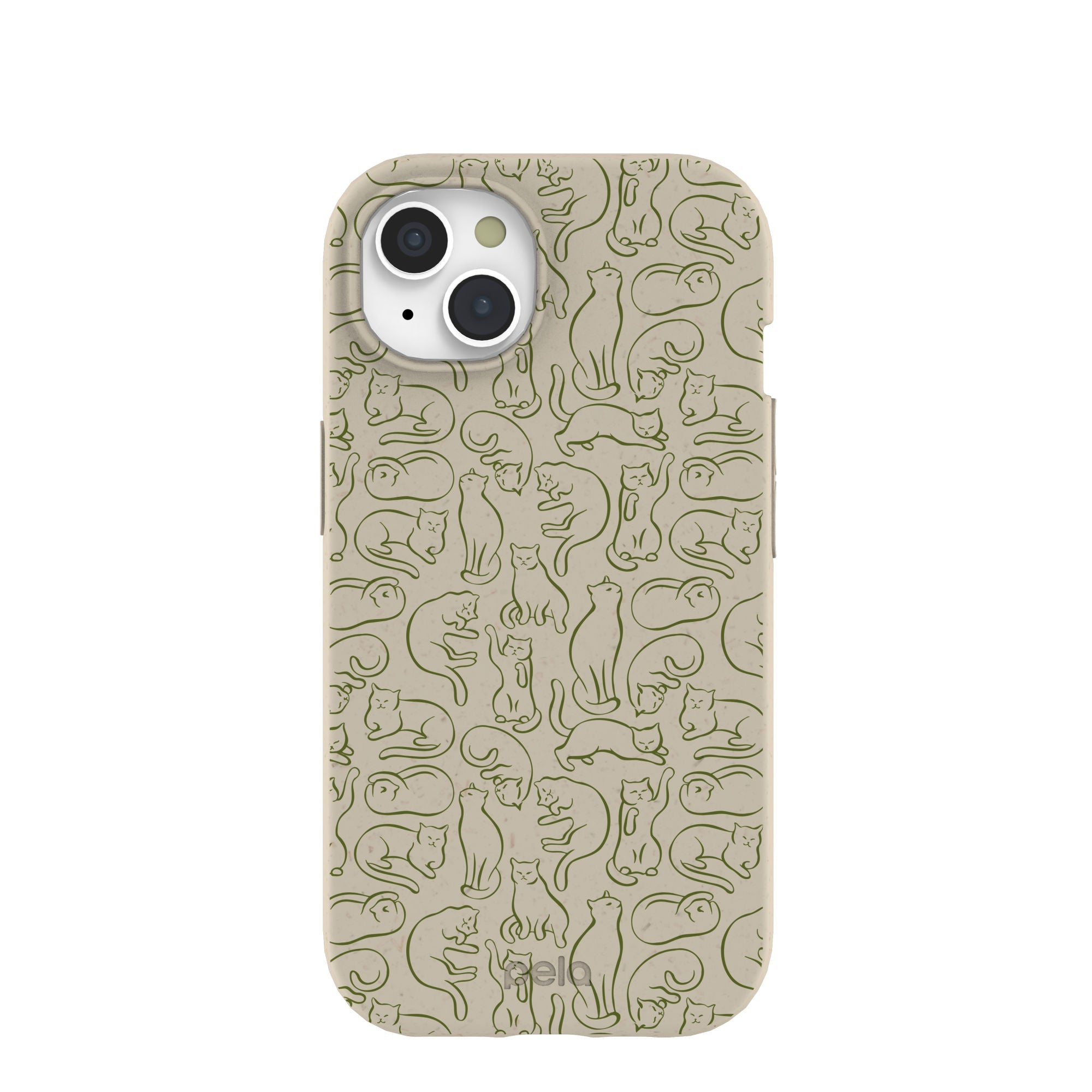 London Fog Say Meow iPhone 15 Case Refurbished - Pela Case refurbished available on Cerqular