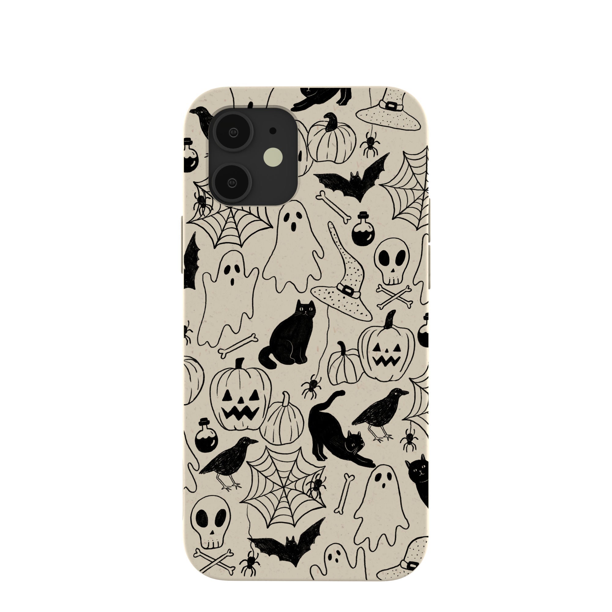 London Fog Sketchy Spirits iPhone 12/ iPhone 12 Pro Case Refurbished - Pela Case refurbished available on Cerqular
