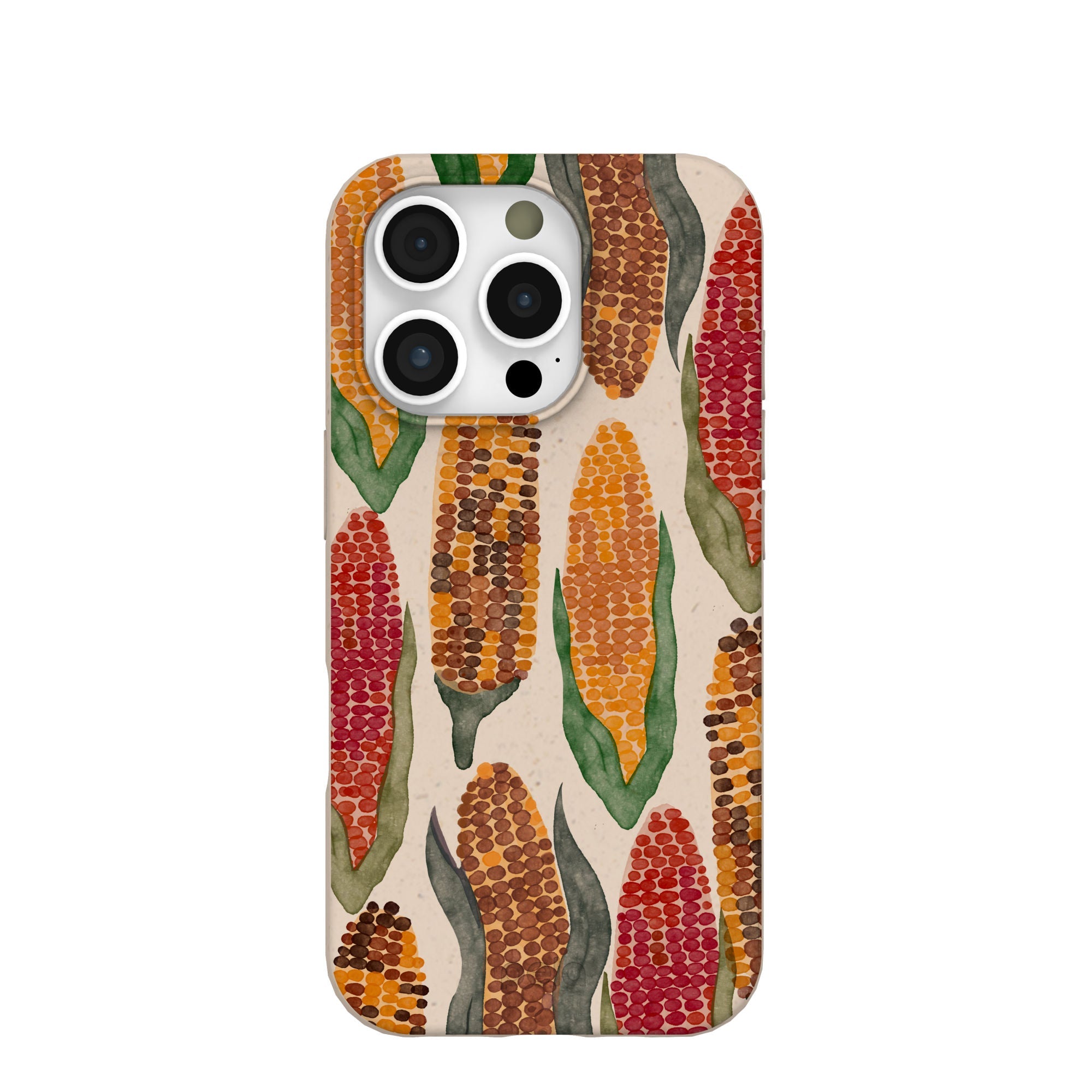Seashell Cornfield iPhone 16 Pro Case Refurbished - Pela Case refurbished available on Cerqular