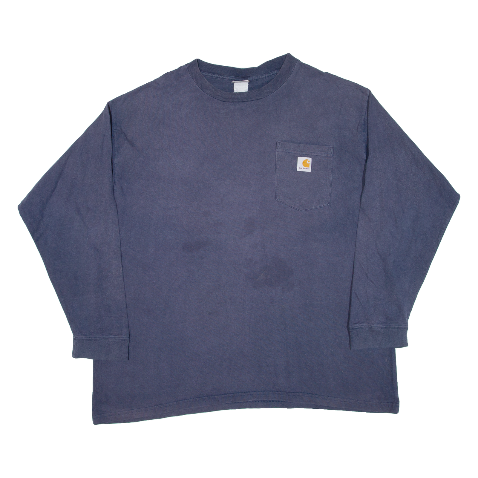 CARHARTT Mens T-Shirt Blue Long Sleeve XL Refurbished - N/A refurbished available on Cerqular