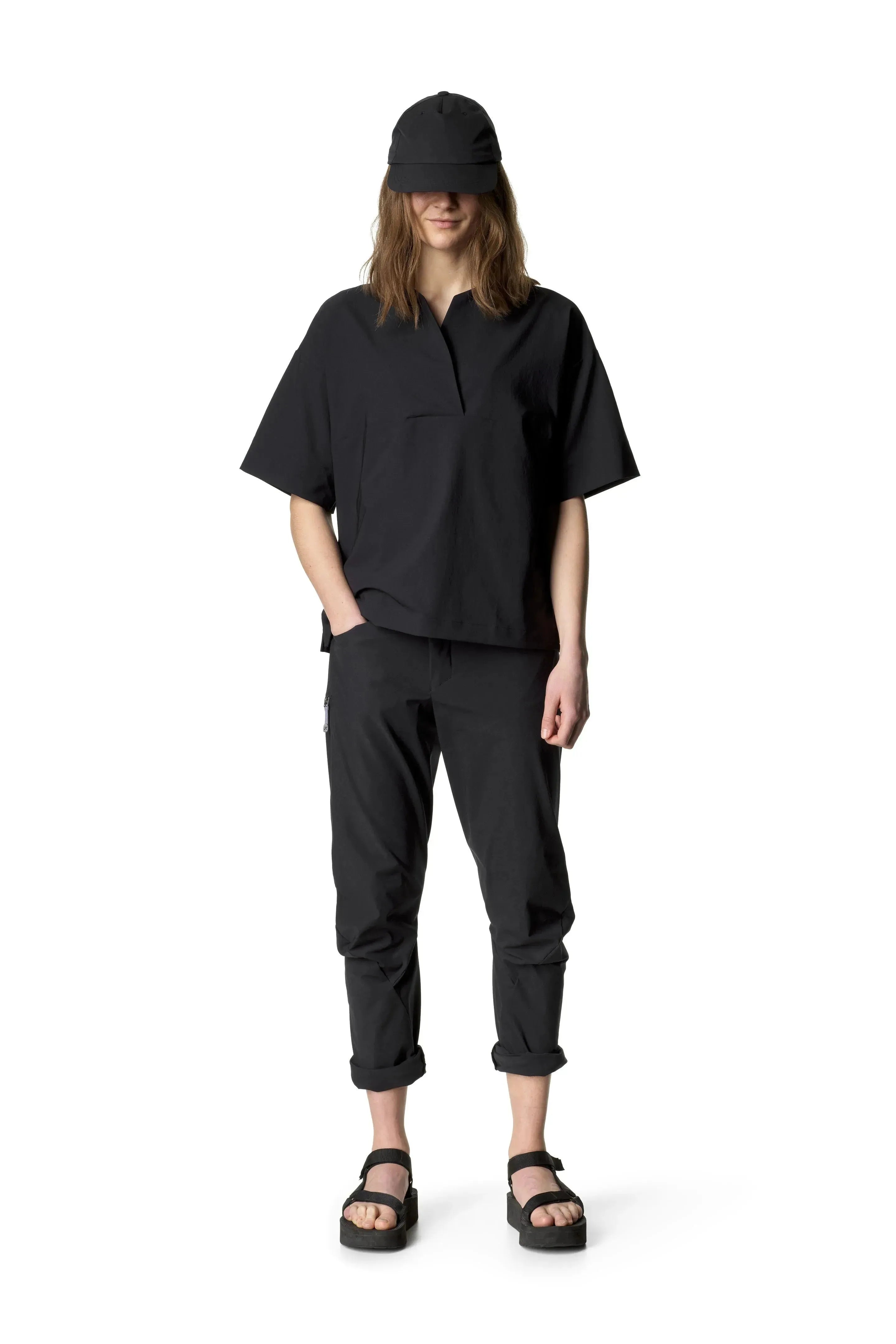 W's Cosmo Top | Color: true black | Size: S Refurbished - Houdini Sportswear refurbished available on Cerqular