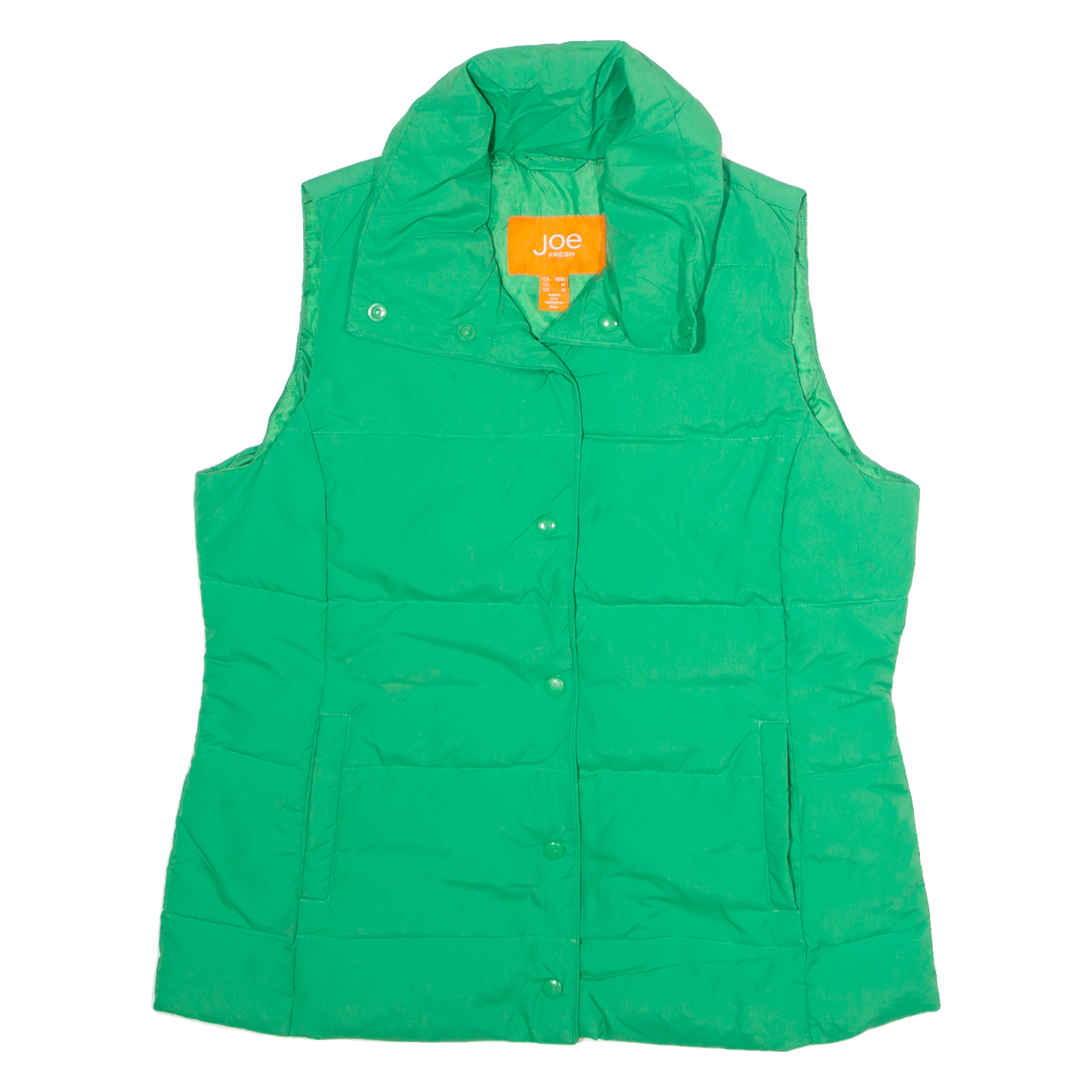 JOE FRESH Womens Puffer Gilet Green M Refurbished - N/A refurbished available on Cerqular