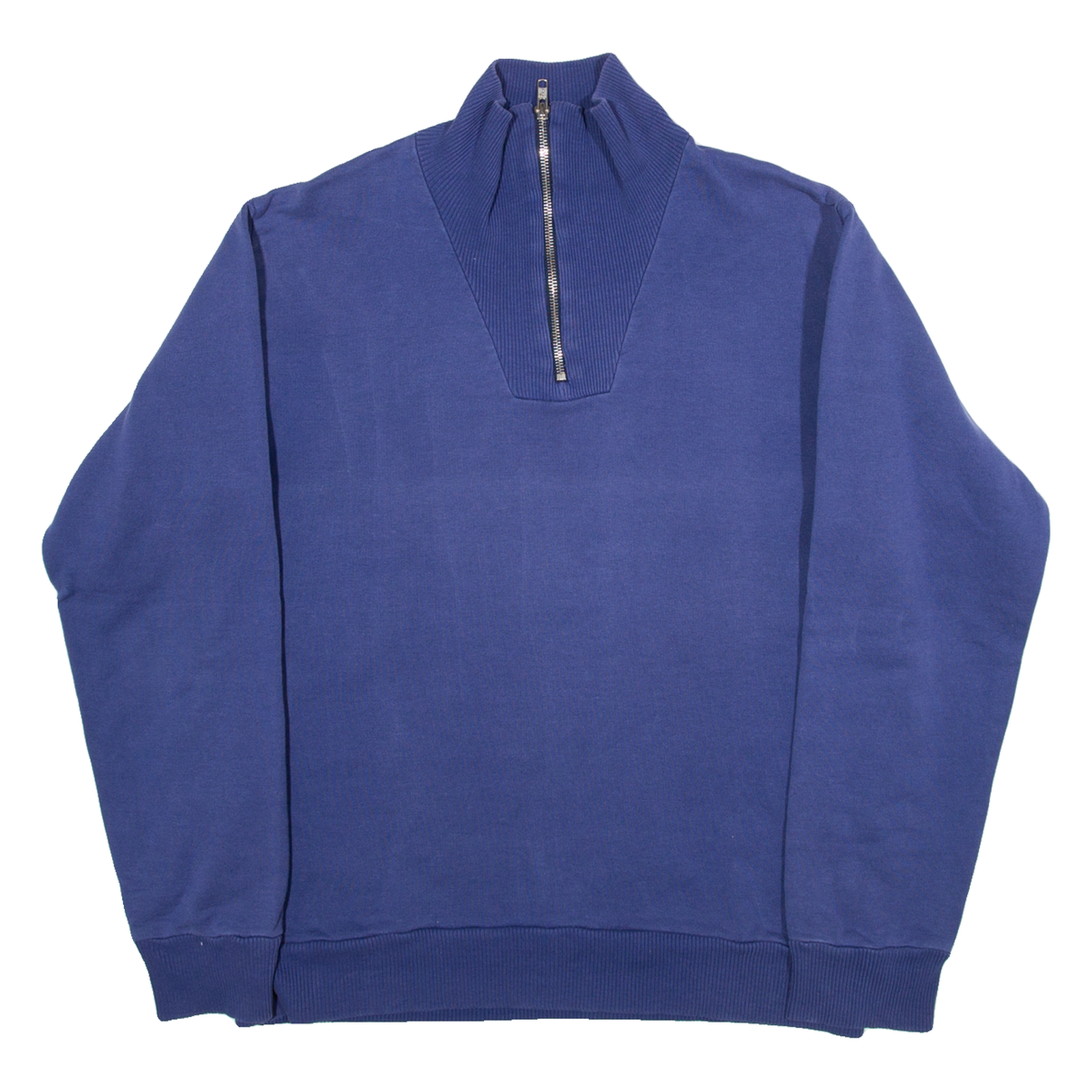 Womens Sweatshirt Blue 1/4 Zip M Refurbished - N/A refurbished available on Cerqular