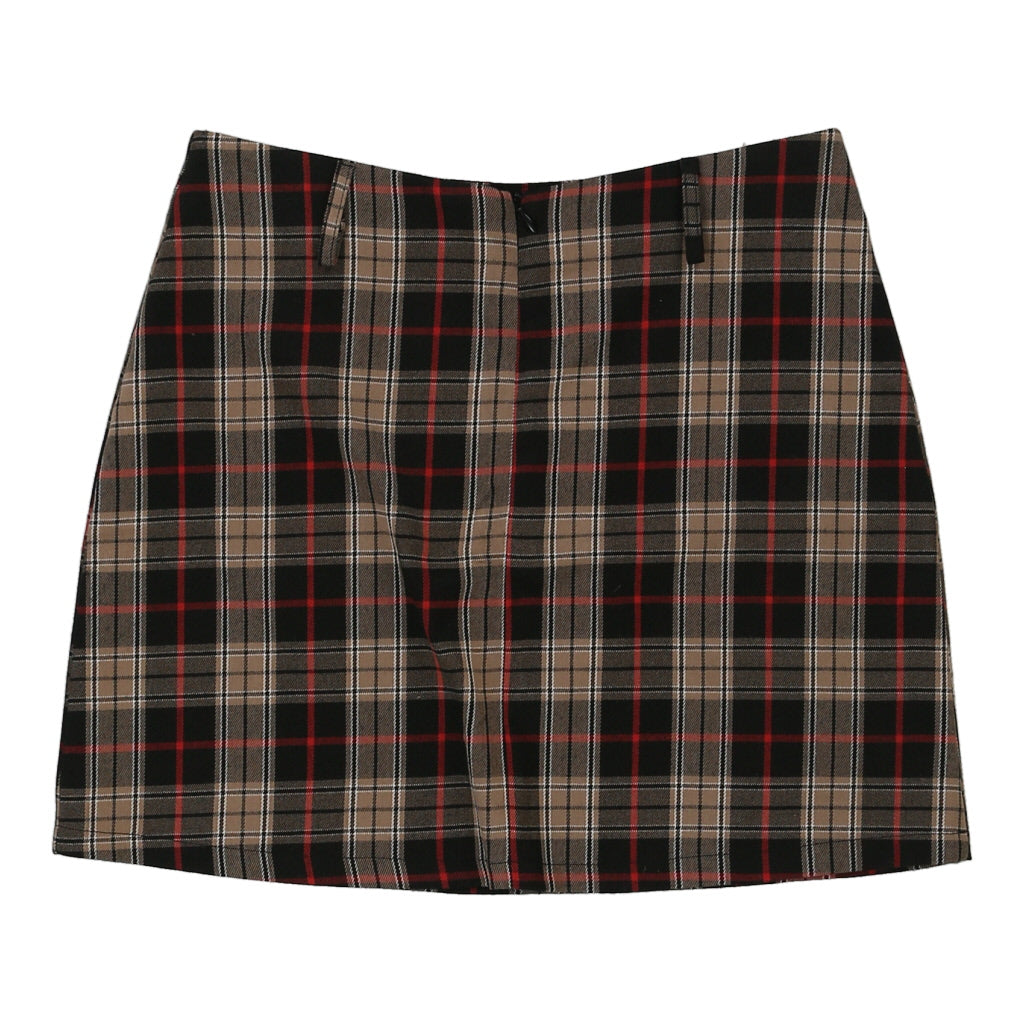 Kontatto Checked Skirt - Small Multicoloured Cotton Refurbished - Thrifted (note: this is a term often used to describe second- refurbished available on Cerqular