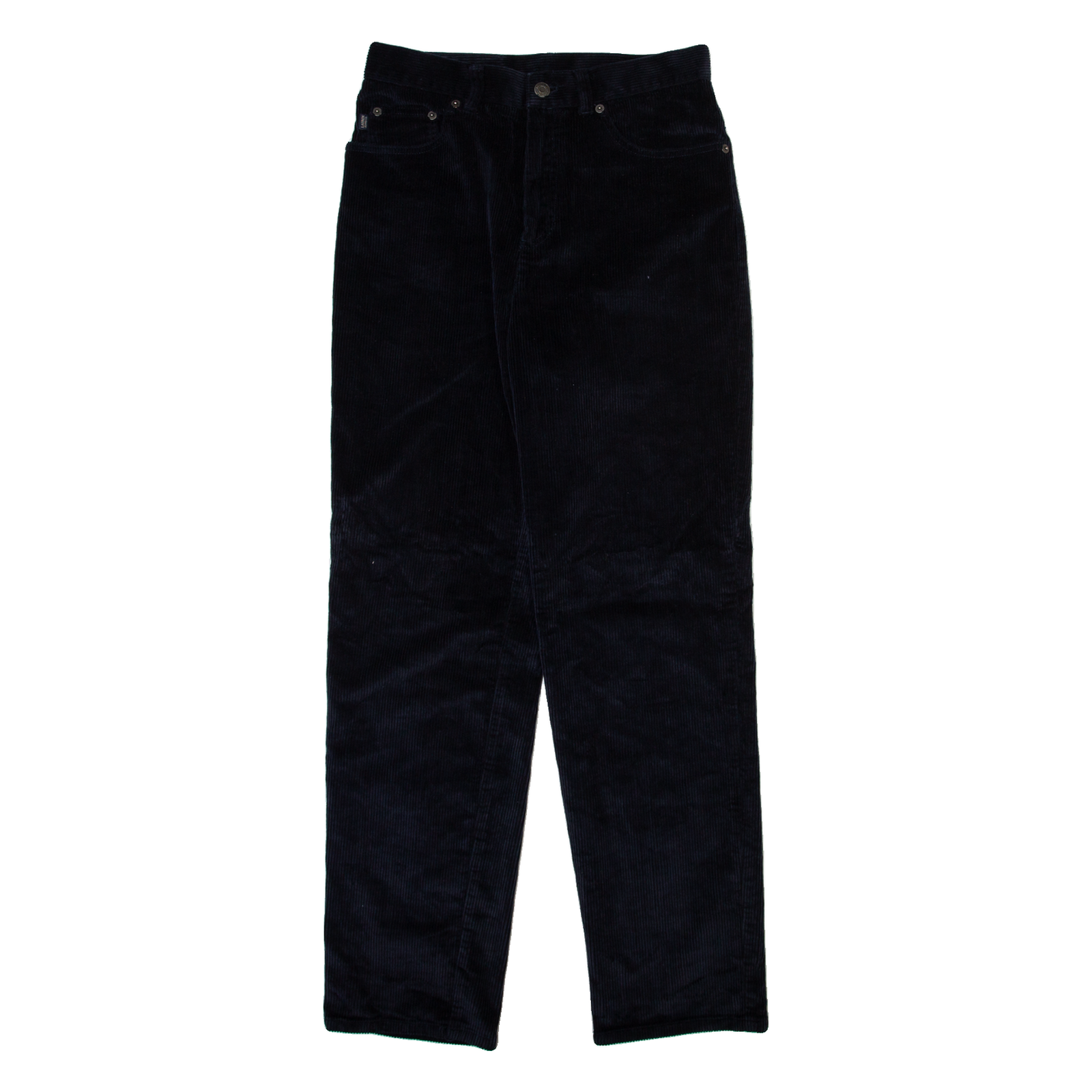 LAUREN RALPH LAUREN Womens Corduroy Trousers Blue Regular Straight W28 L30 Refurbished - N/A refurbished available on Cerqular