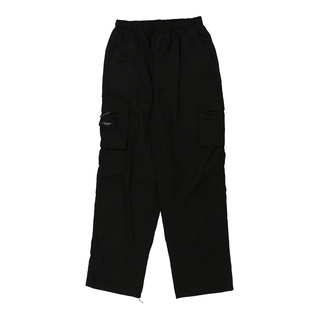 Guo Dil  Cargo Trousers - XL Black Polyester Blend Refurbished - Thrifted (note: this is a term often used to describe second- refurbished available on Cerqular