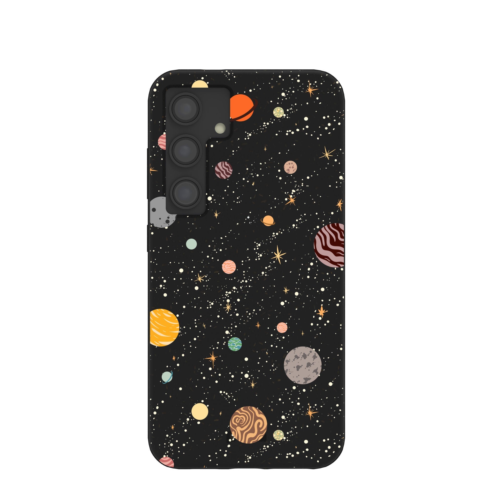 Black Galactic Glow Samsung Galaxy S24 Case Refurbished - Pela Case refurbished available on Cerqular