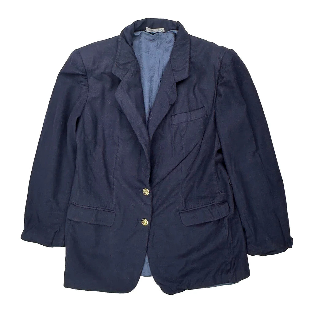 Buy Burberry Blazer - Large Navy Linen Refurbished - $120.59 Burberry Blazer - Large Navy Linen Refurbished - Thrifted (note: this is a term often used to describe second- refurbished available on Cerqular
