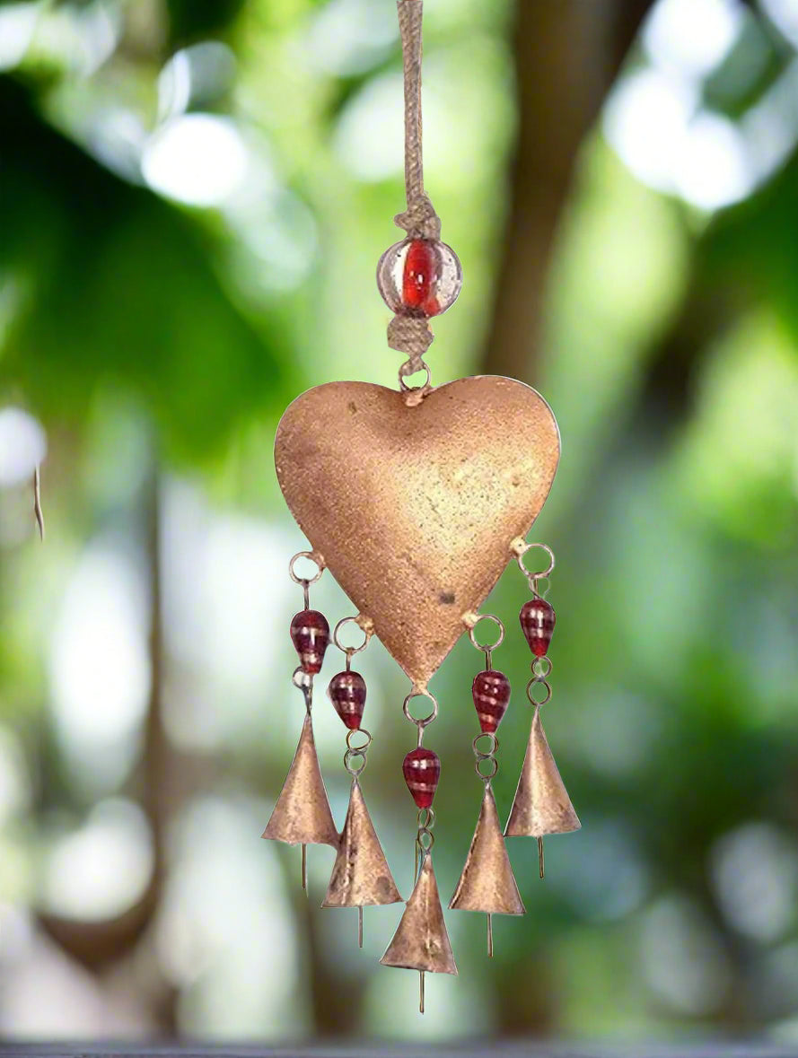 Buy Boho Heart Harmony Chime – 13"" Metal Wall Hanging Refurbished - $42.99 Boho Heart Harmony Chime – 13"" Metal Wall Hanging Refurbished - N/A refurbished available on Cerqular