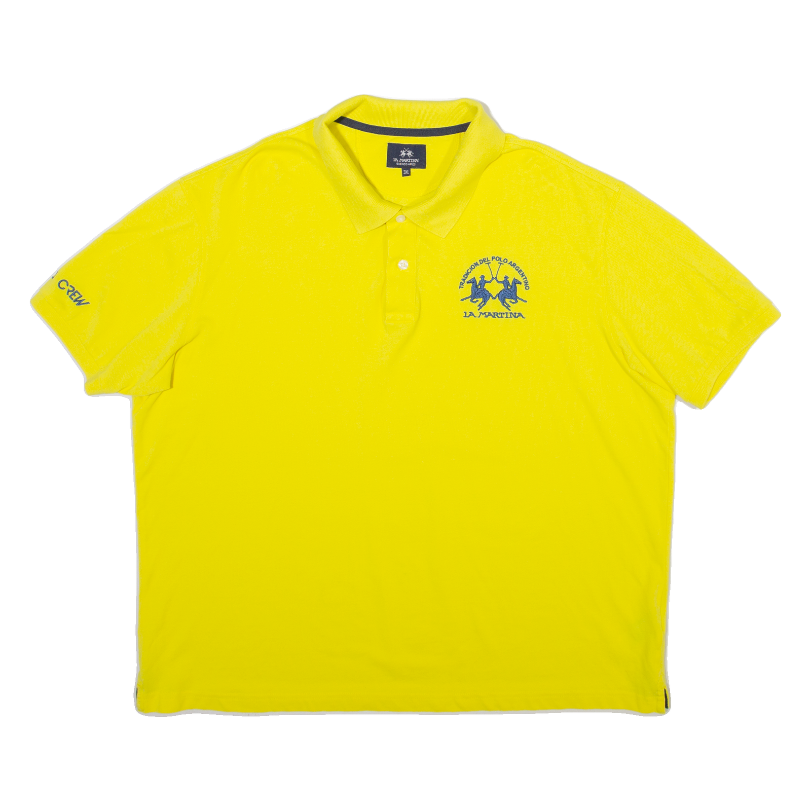 LA MARTINA Mens Polo Shirt Yellow 3XL Refurbished - N/A refurbished available on Cerqular