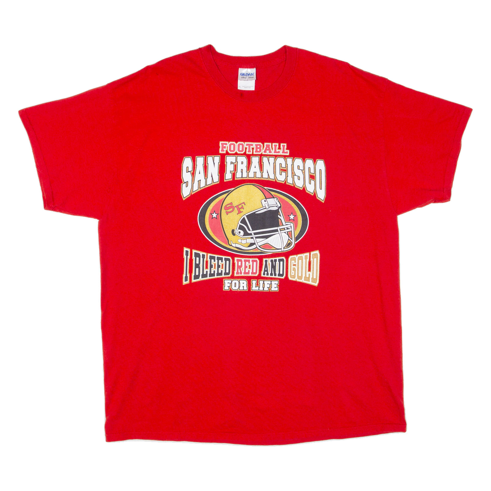 Buy GILDAN Football San Francisco Mens T-Shirt Red USA XL Refurbished - $12.99 GILDAN Football San Francisco Mens T-Shirt Red USA XL Refurbished - N/A refurbished available on Cerqular
