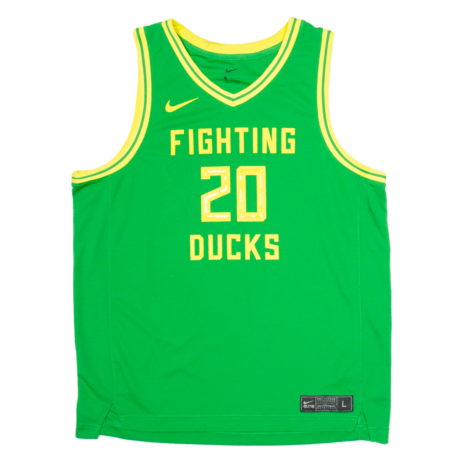 Buy NIKE Fighting Ducks Mens Jersey Green Sleeveless USA V-Neck L Refurbished - $94.89 NIKE Fighting Ducks Mens Jersey Green Sleeveless USA V-Neck L Refurbished - N/A refurbished available on Cerqular
