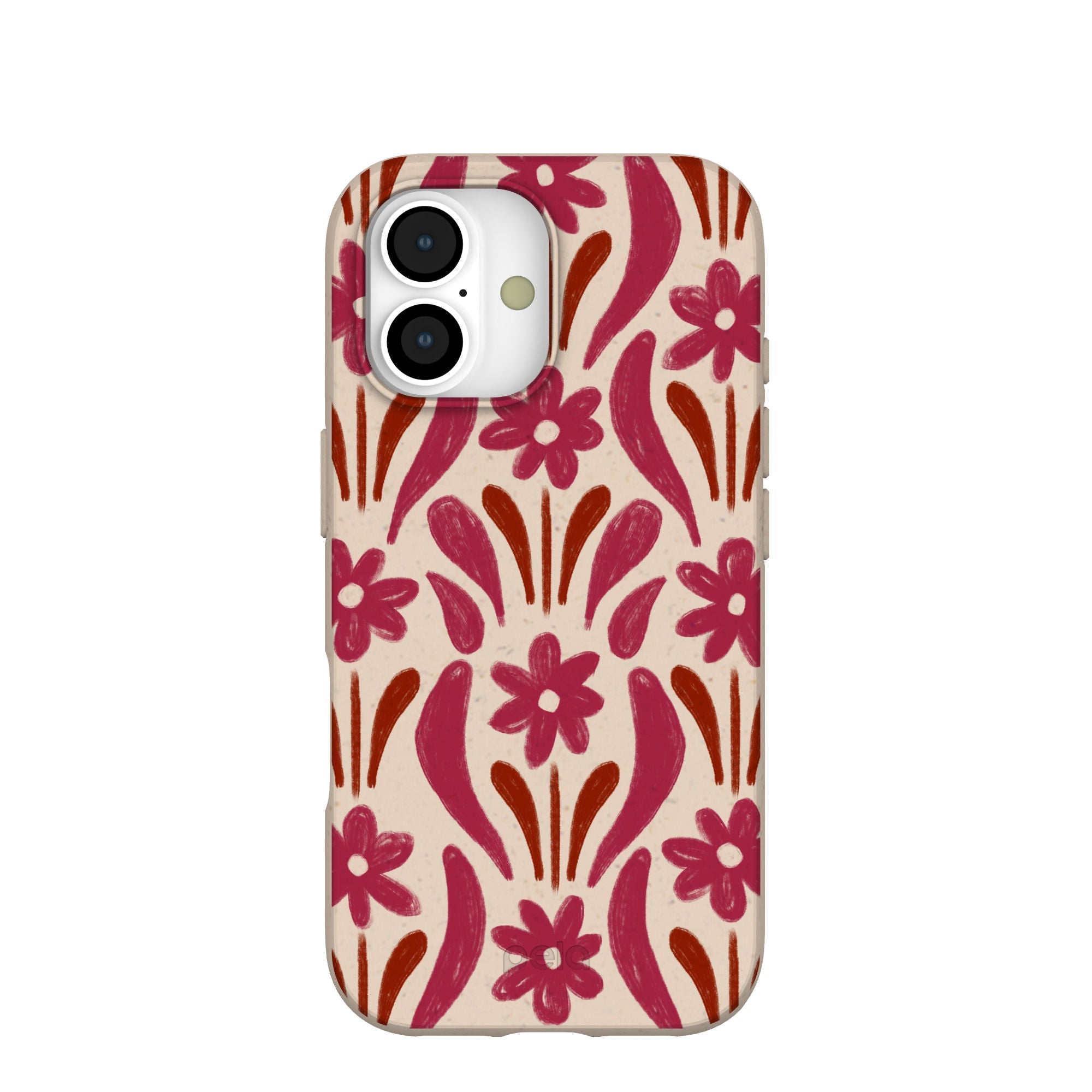 Seashell Flower Stack iPhone 17 Case | MagSafe Compatibility: With MagSafe Refurbished - Pela Case refurbished available on Cerqular