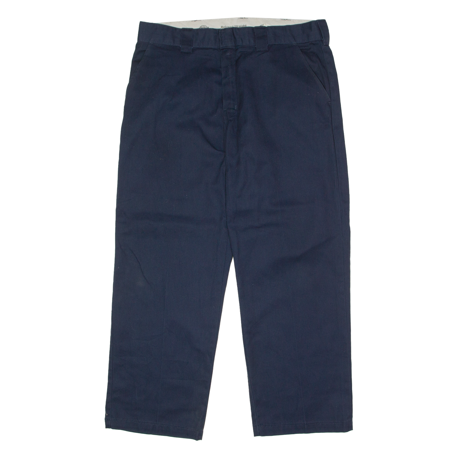 DICKIES Mens Twill Trousers Blue Relaxed Straight W38 L30 Refurbished - N/A refurbished available on Cerqular