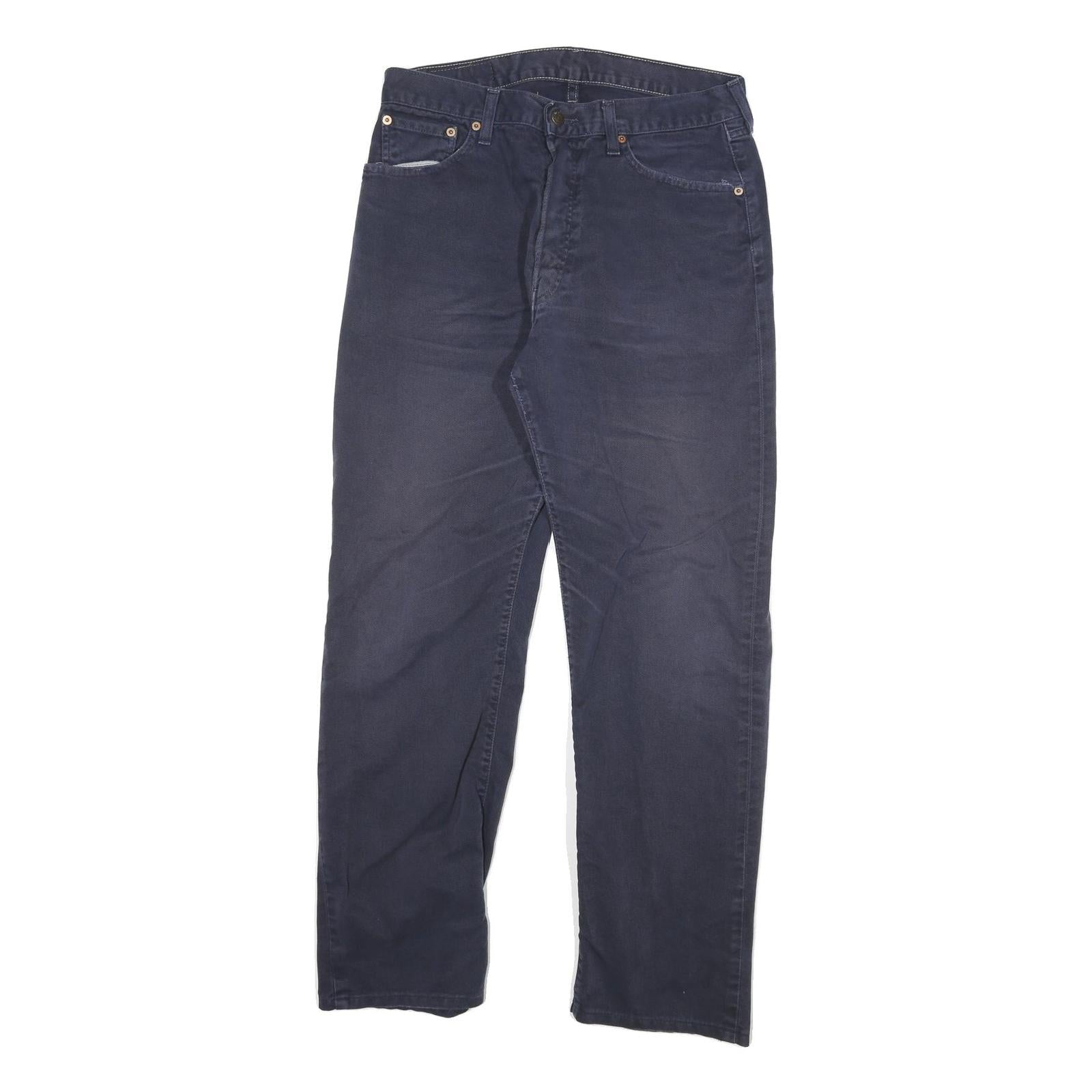 Buy LEVI'S Mens Regular Navy Blue Cotton Blend Button Trousers W30 L28 Casual Refurbished - $38.99 LEVI'S Mens Regular Navy Blue Cotton Blend Button Trousers W30 L28 Casual Refurbished - N/A refurbished available on Cerqular