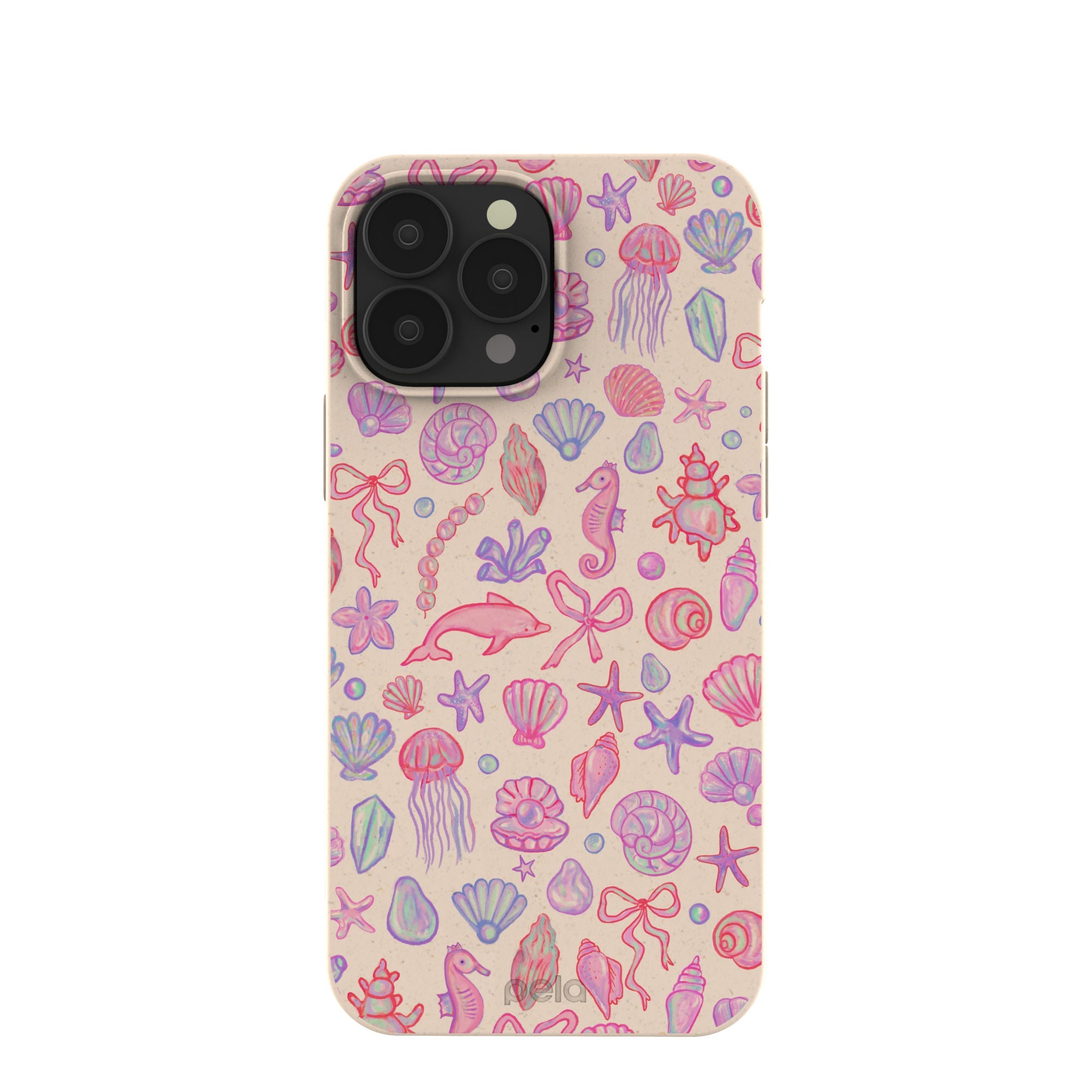 Seashell Mermaid Dreams iPhone 13 Pro Max Case Refurbished - Pela Case refurbished available on Cerqular
