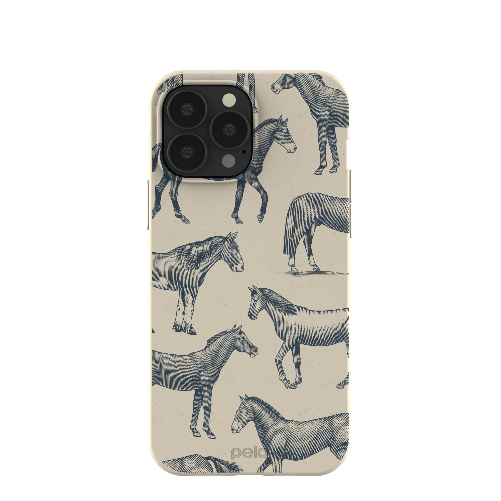 London Fog Vintage Gallop iPhone 13 Pro Max Case Refurbished - Pela Case refurbished available on Cerqular