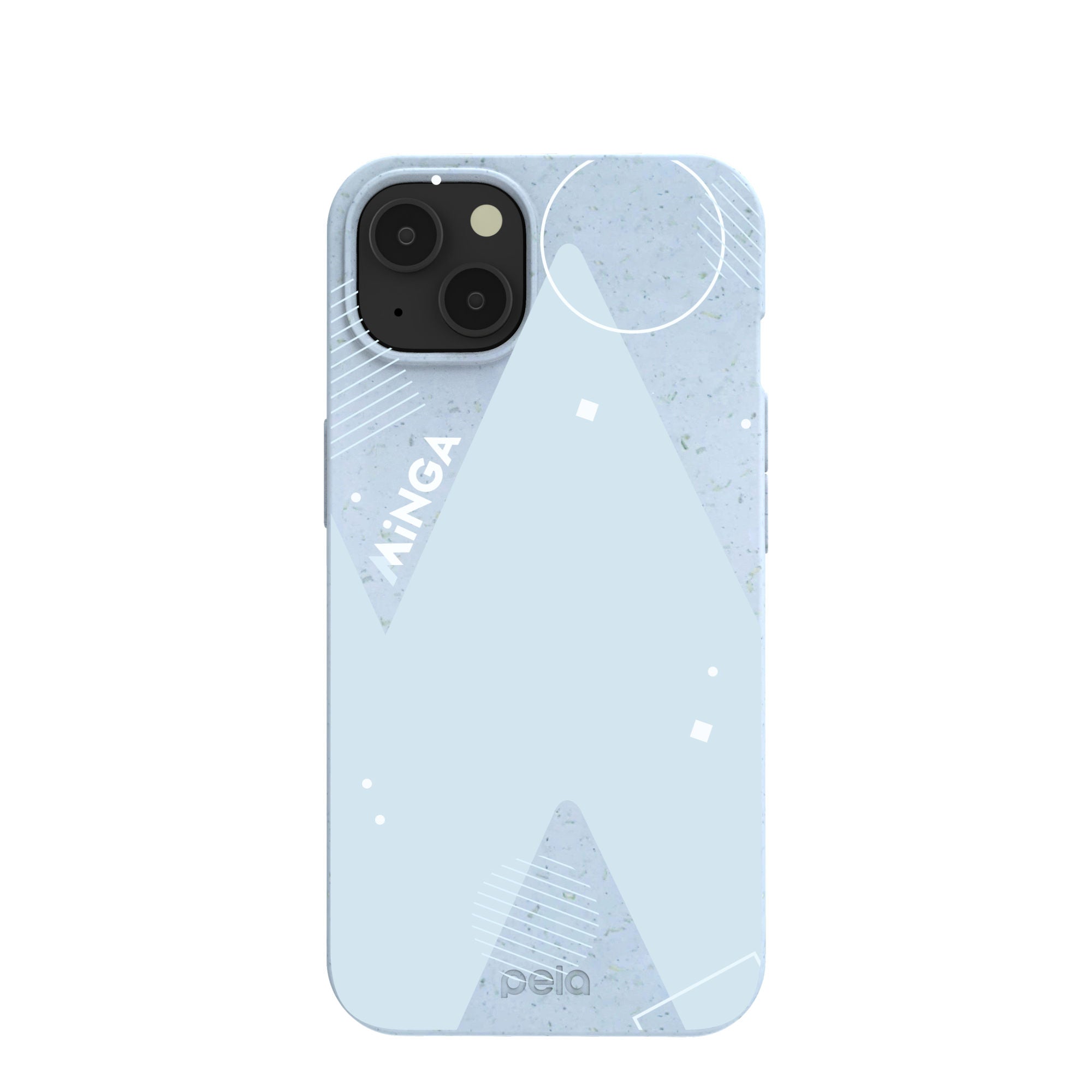 Powder Blue Minga Classic iPhone 13 Case Refurbished - Pela Case refurbished available on Cerqular