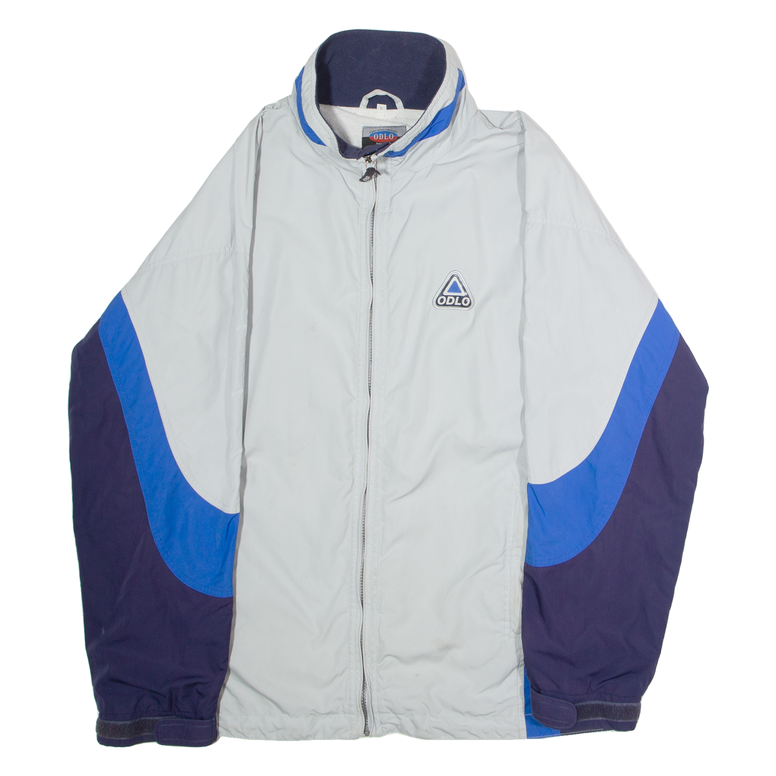 ODLO Mens Windbreaker Jacket Grey Colourblock L Refurbished - N/A refurbished available on Cerqular