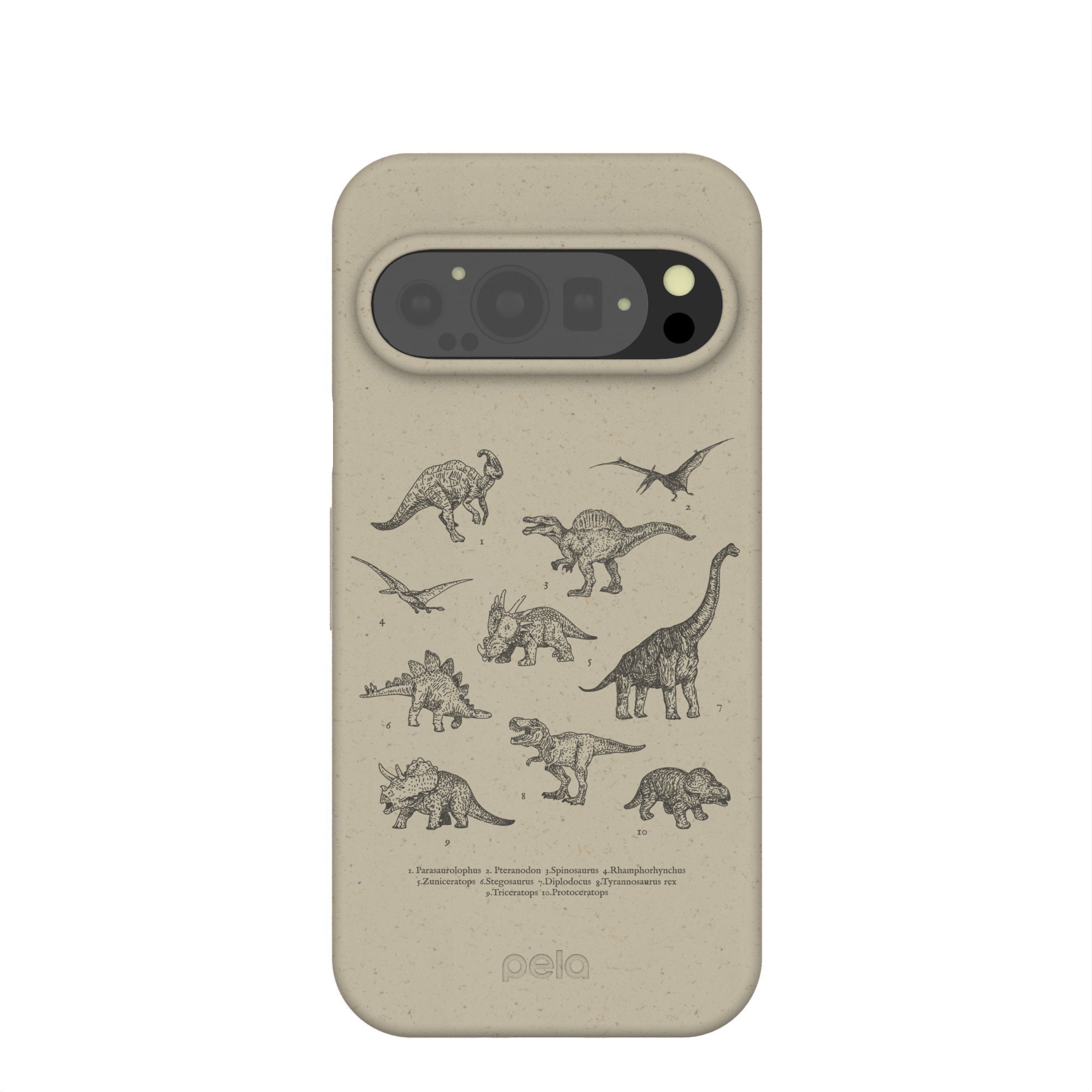 London Fog Dinosaurology Google Pixel 9/9 Pro Case Refurbished - Pela Case refurbished available on Cerqular