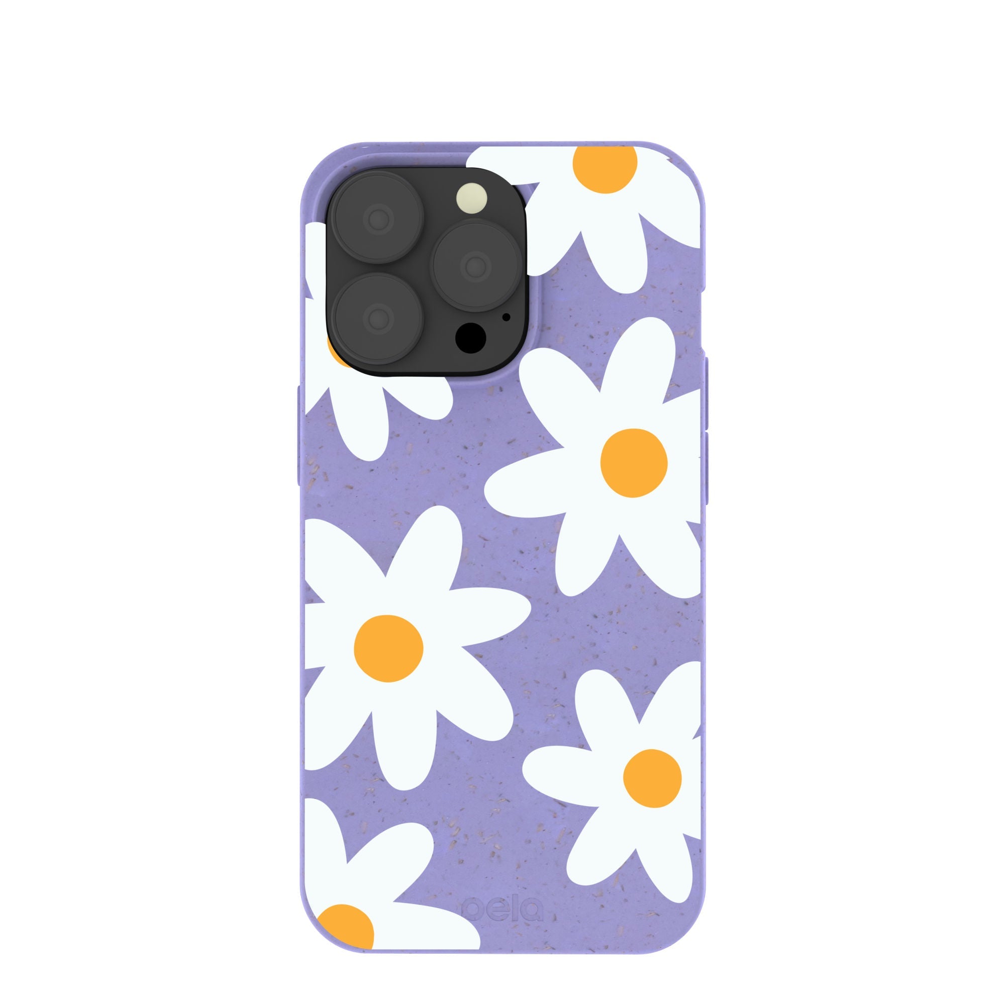 Lavender Daisy iPhone 13 Pro Case Refurbished - Pela Case refurbished available on Cerqular