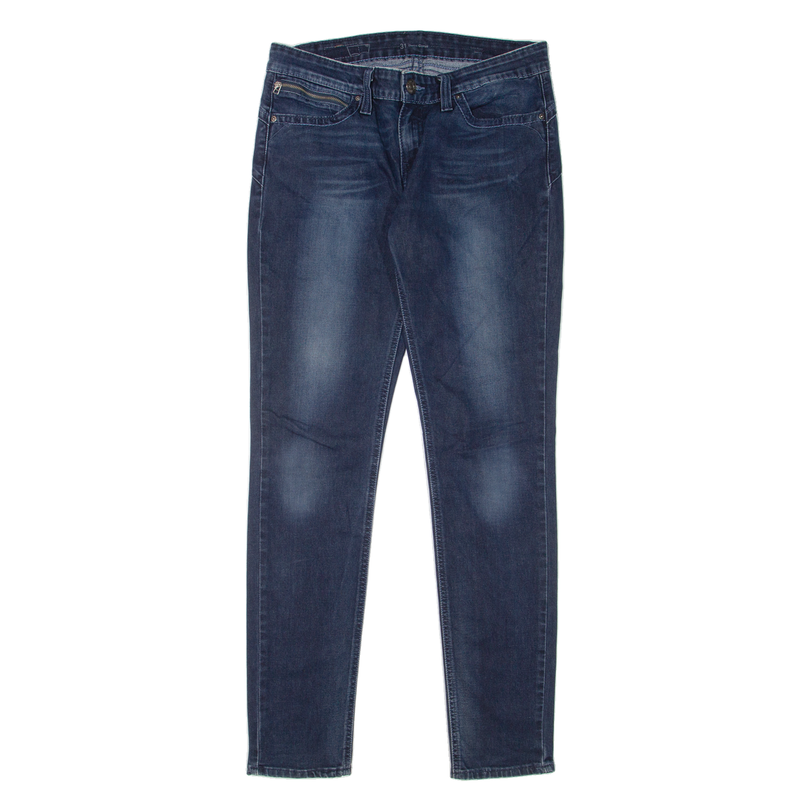 LEVI'S Low Rise Womens Jeans Blue Slim Skinny Stone Wash W31 L34 Refurbished - N/A refurbished available on Cerqular