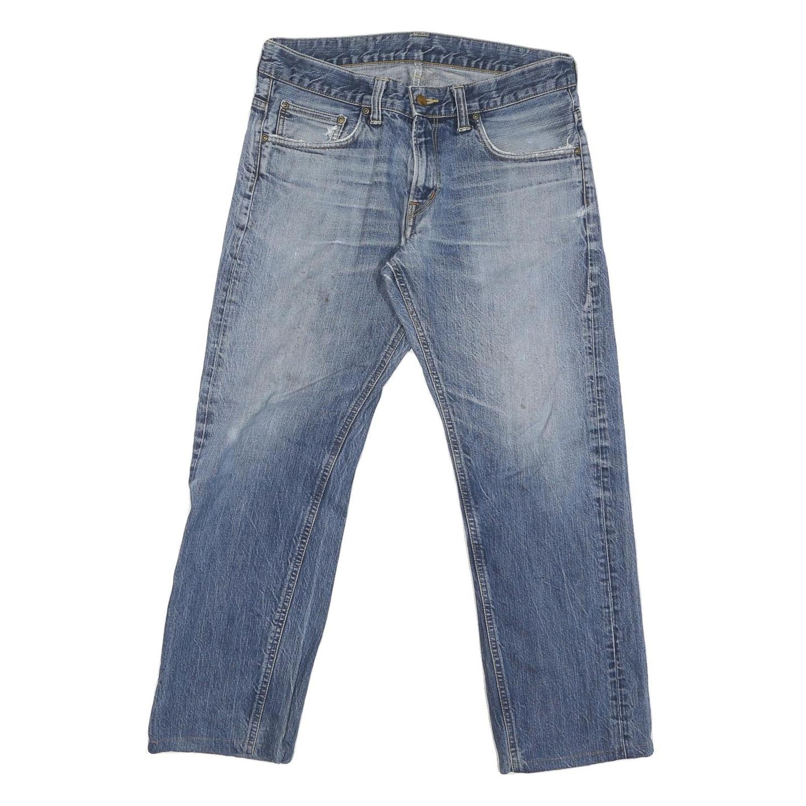 CARHARTT Mens Jeans Blue Regular Straight Denim Medium W32 L27 Casual Workwear Refurbished - N/A refurbished available on Cerqular
