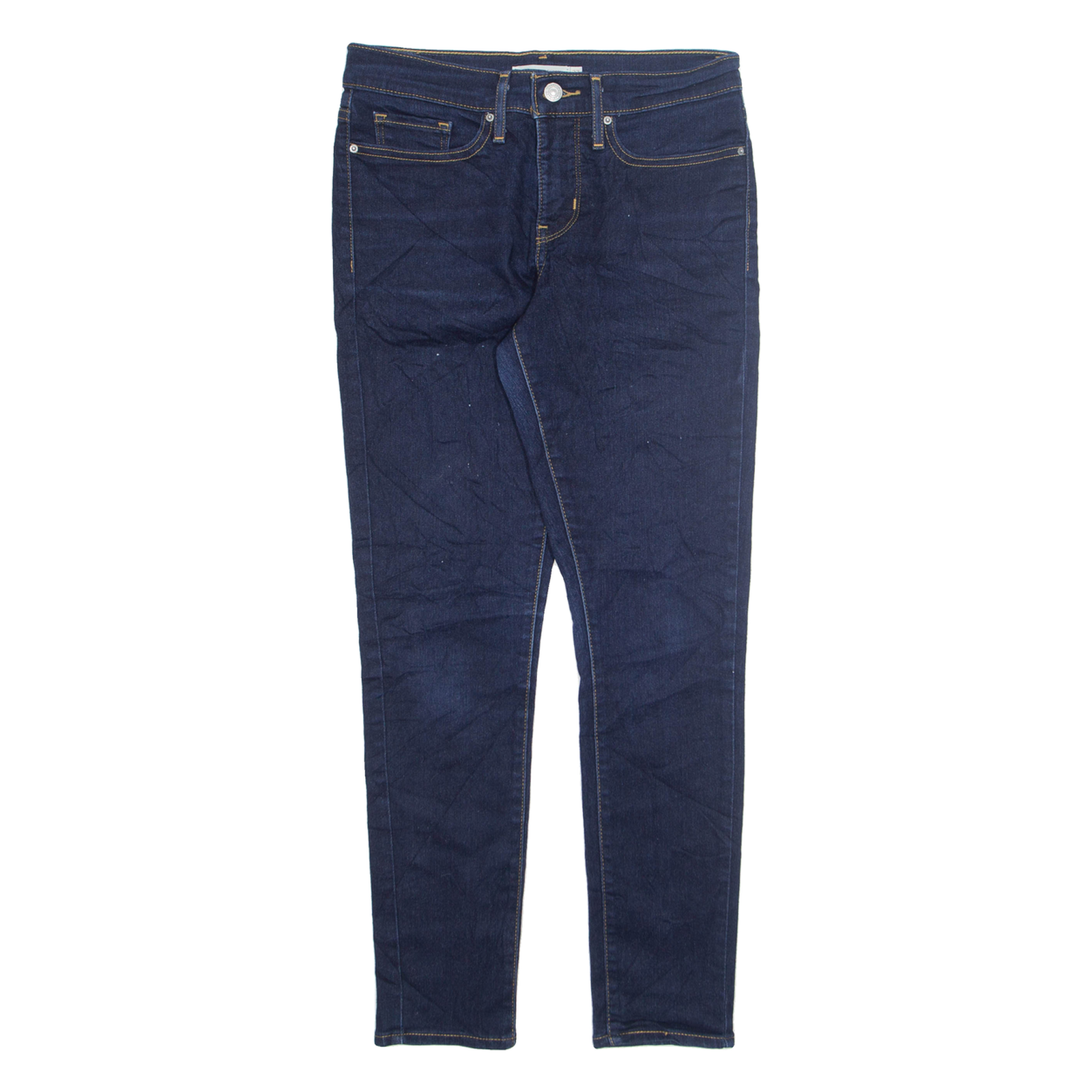 LEVI'S Womens Jeans Blue Regular Skinny W27 L28 Refurbished - N/A refurbished available on Cerqular